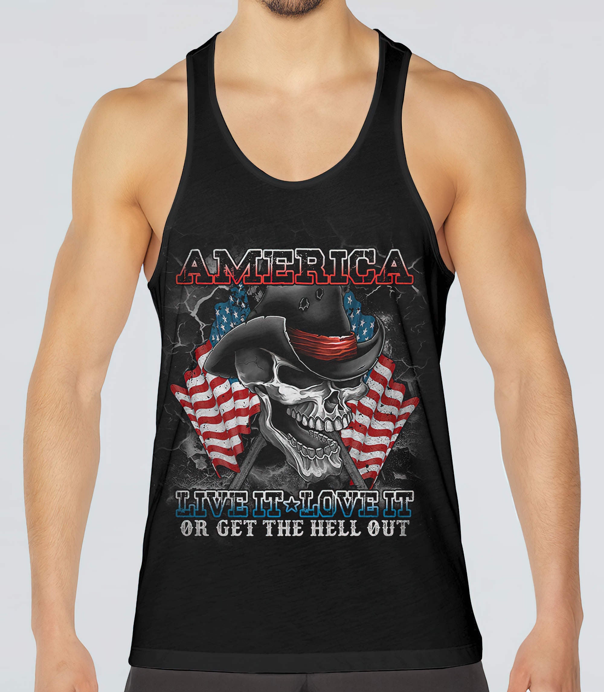 america-live-it-love-it-skull-with-flag-all-over-print-tank-top