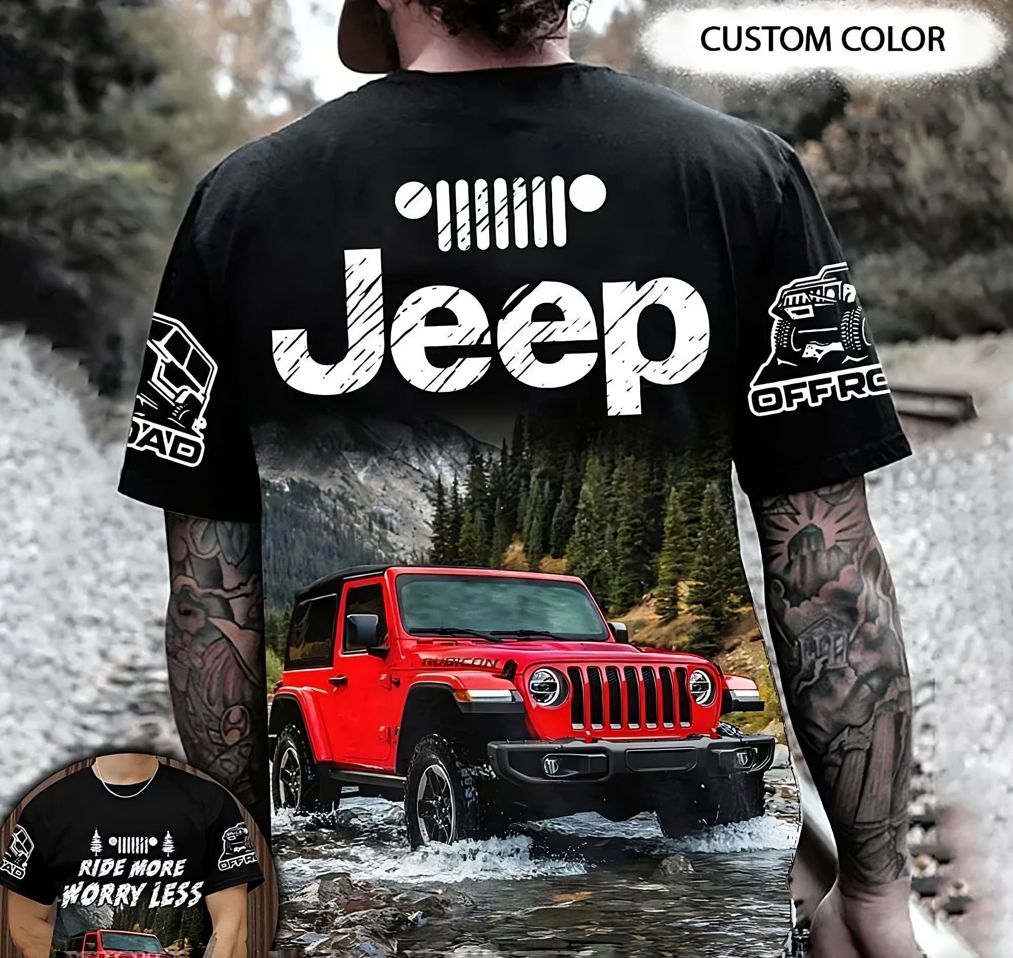 personalized-ride-more-worry-less-jeep-all-over-print-t-shirt