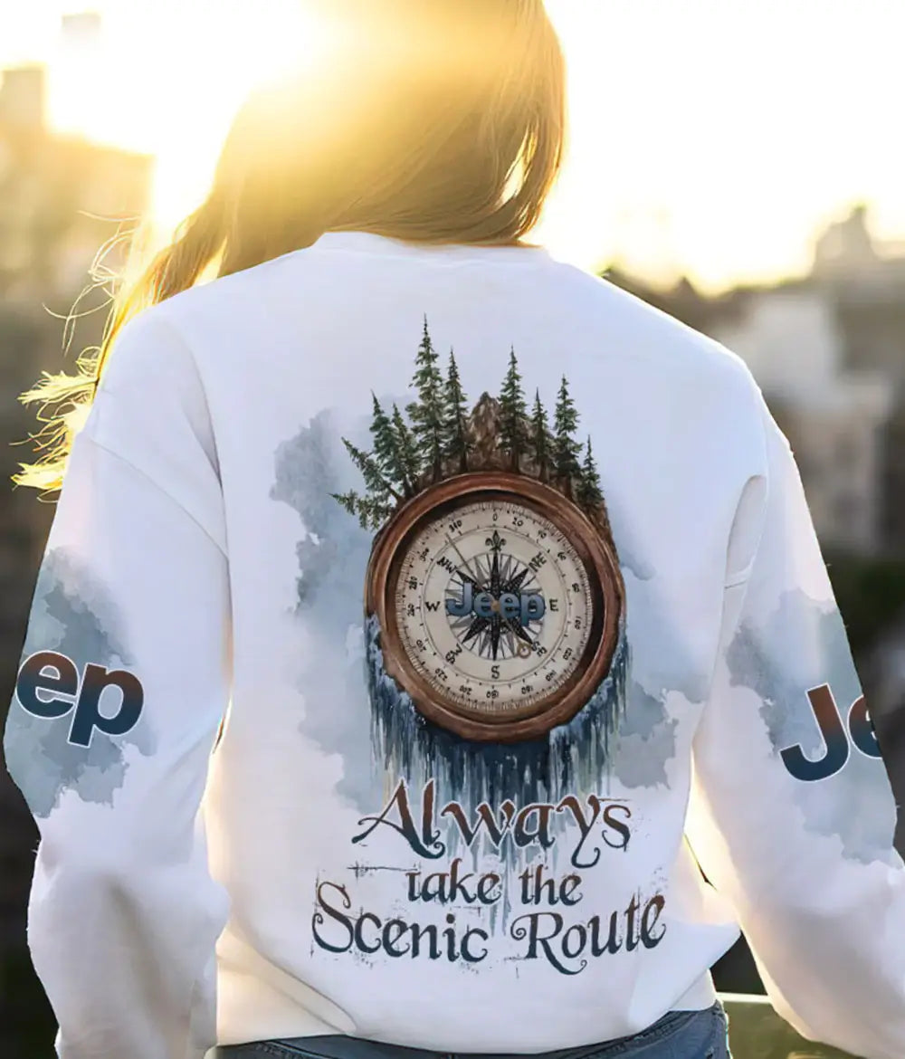 scenic-route-jeep-forest-compass-hoodie