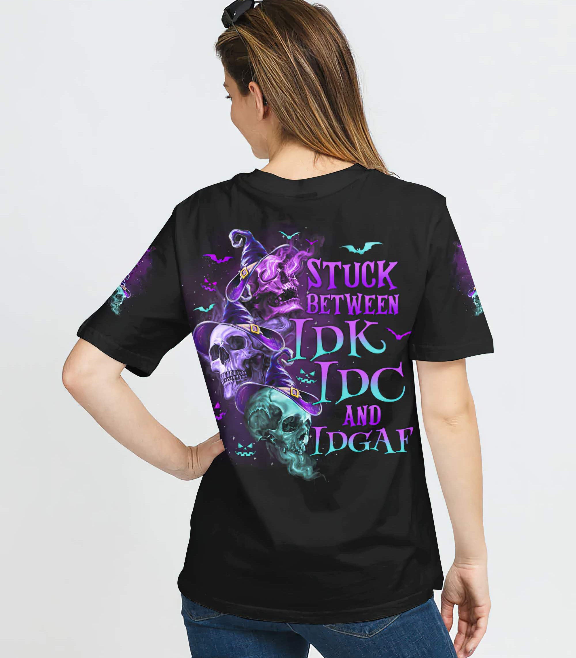 stuck-between-3-skulls-witch-all-over-print-t-shirt