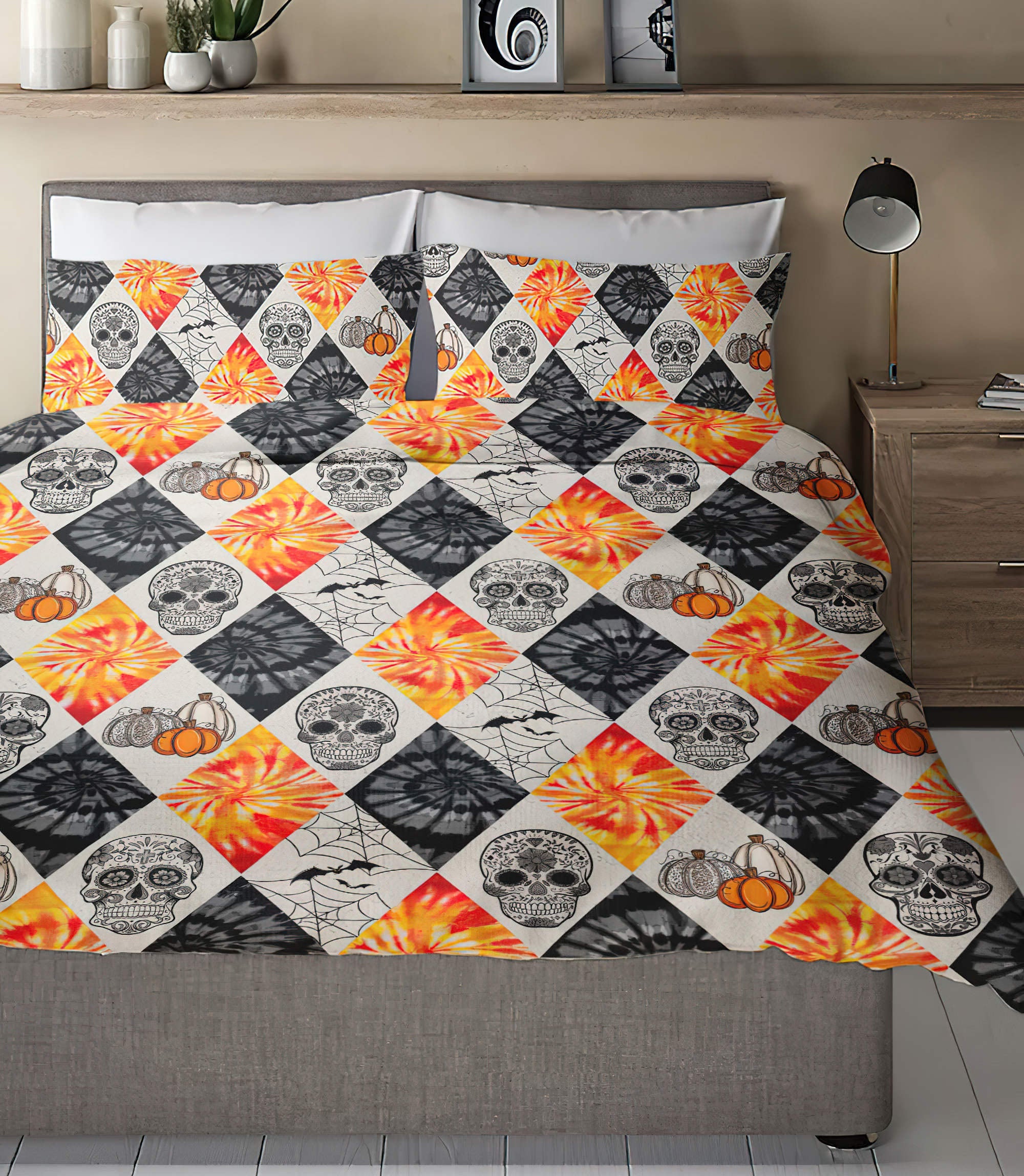 sugar-skull-halloween-bedding-set-bedding-set