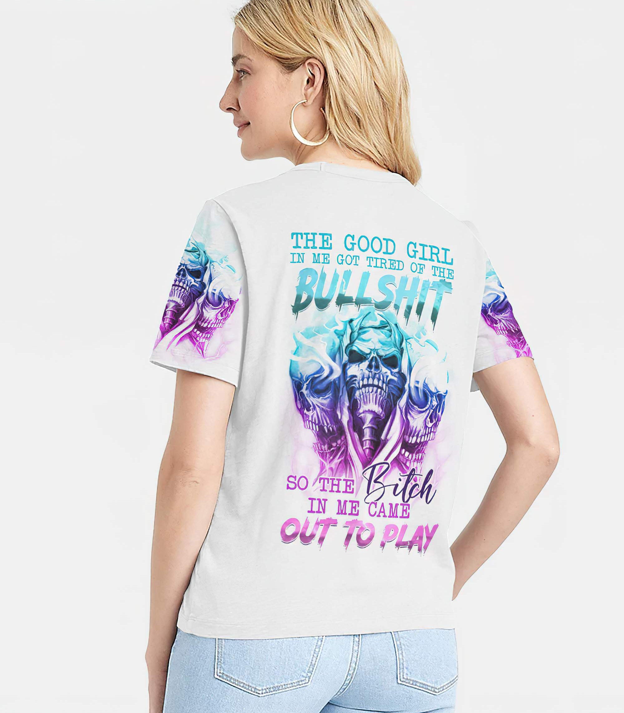 the-good-girl-in-me-got-tired-skull-all-over-print-38-women-v-neck-t-shirt