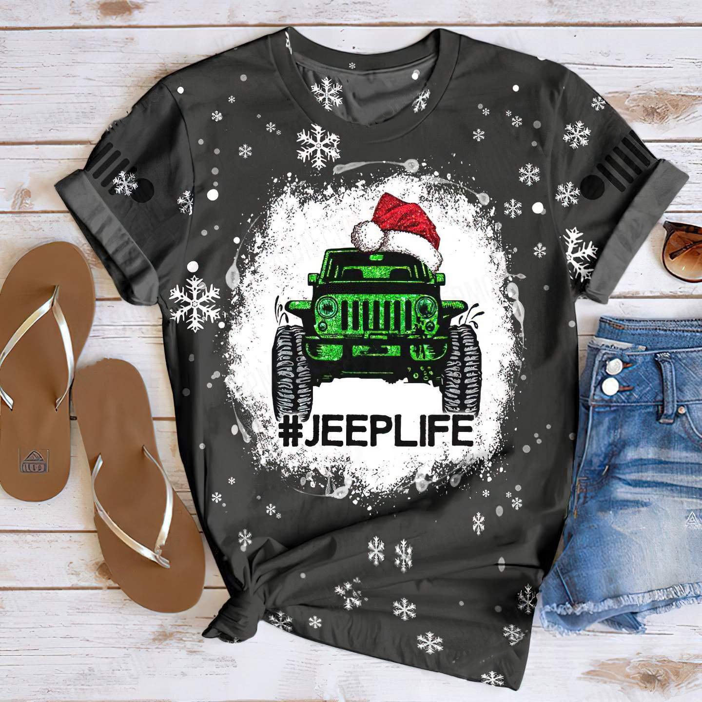 chris-life-jeep-christmas-t-shirt