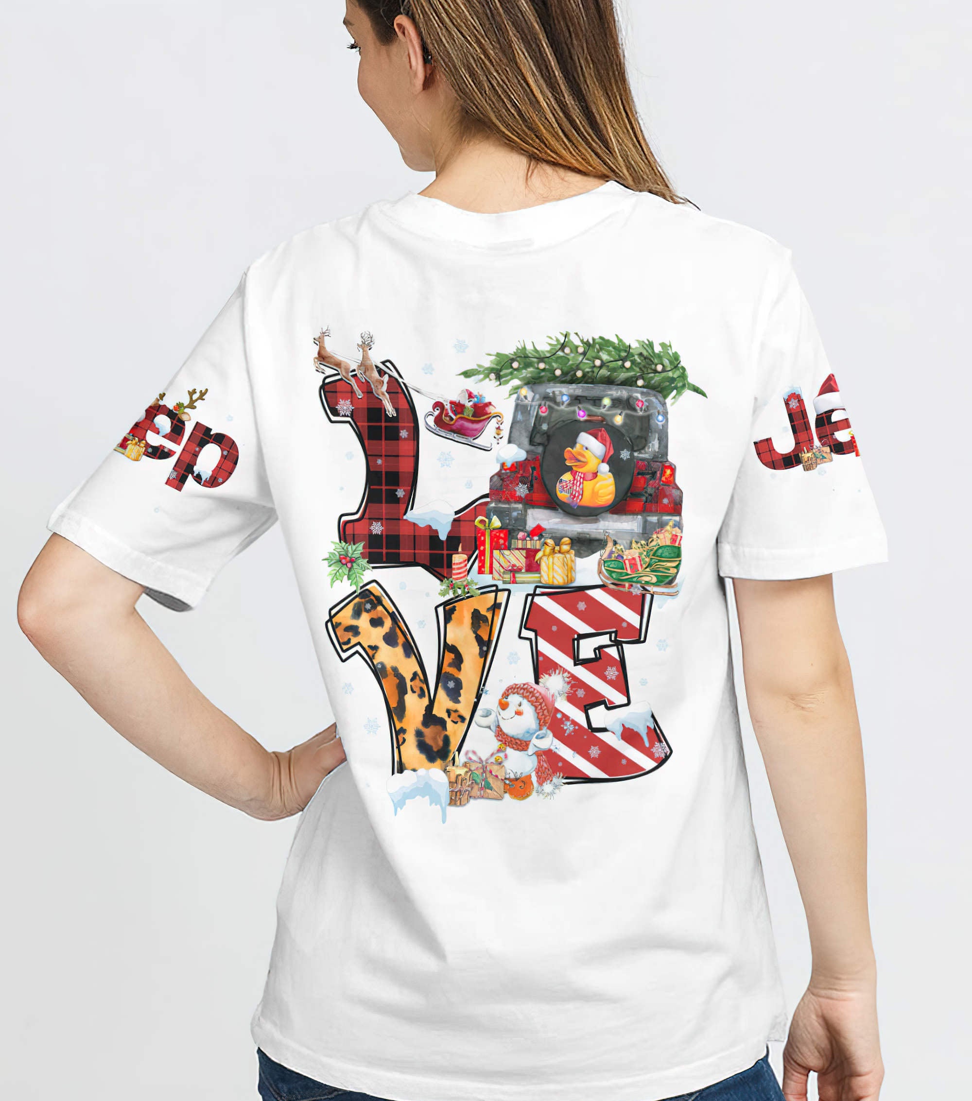 love-santas-duck-jeep-christmas-t-shirt