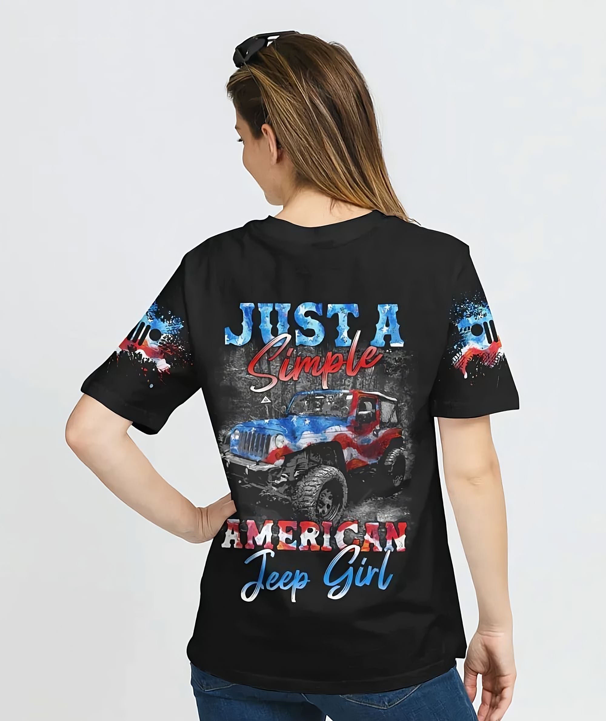 simple-american-jeep-girl-forest-dirty-all-over-print-t-shirt