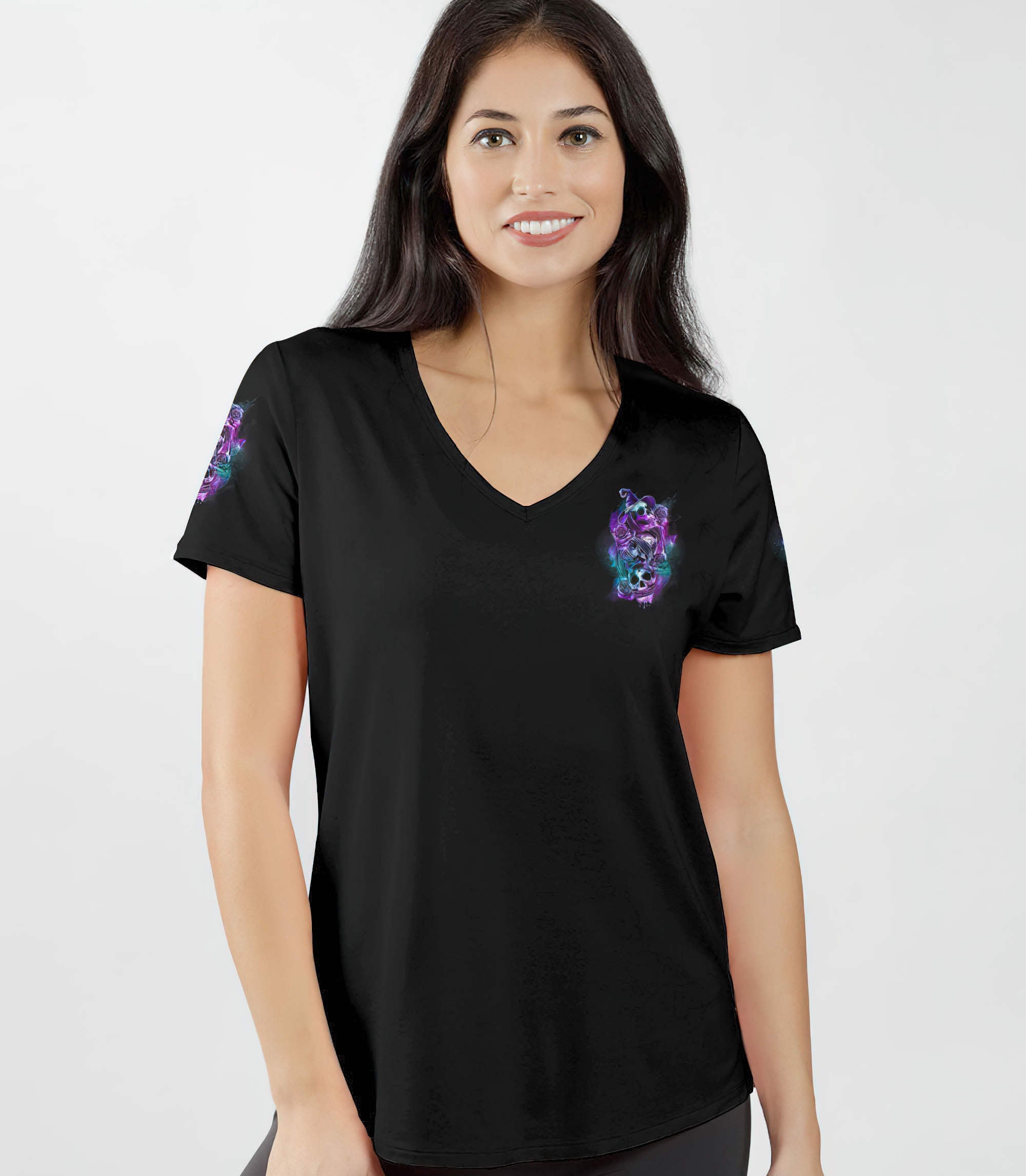 the-good-girl-in-me-3-skulls-rose-halloween-all-over-print-women-v-neck-t-shirt