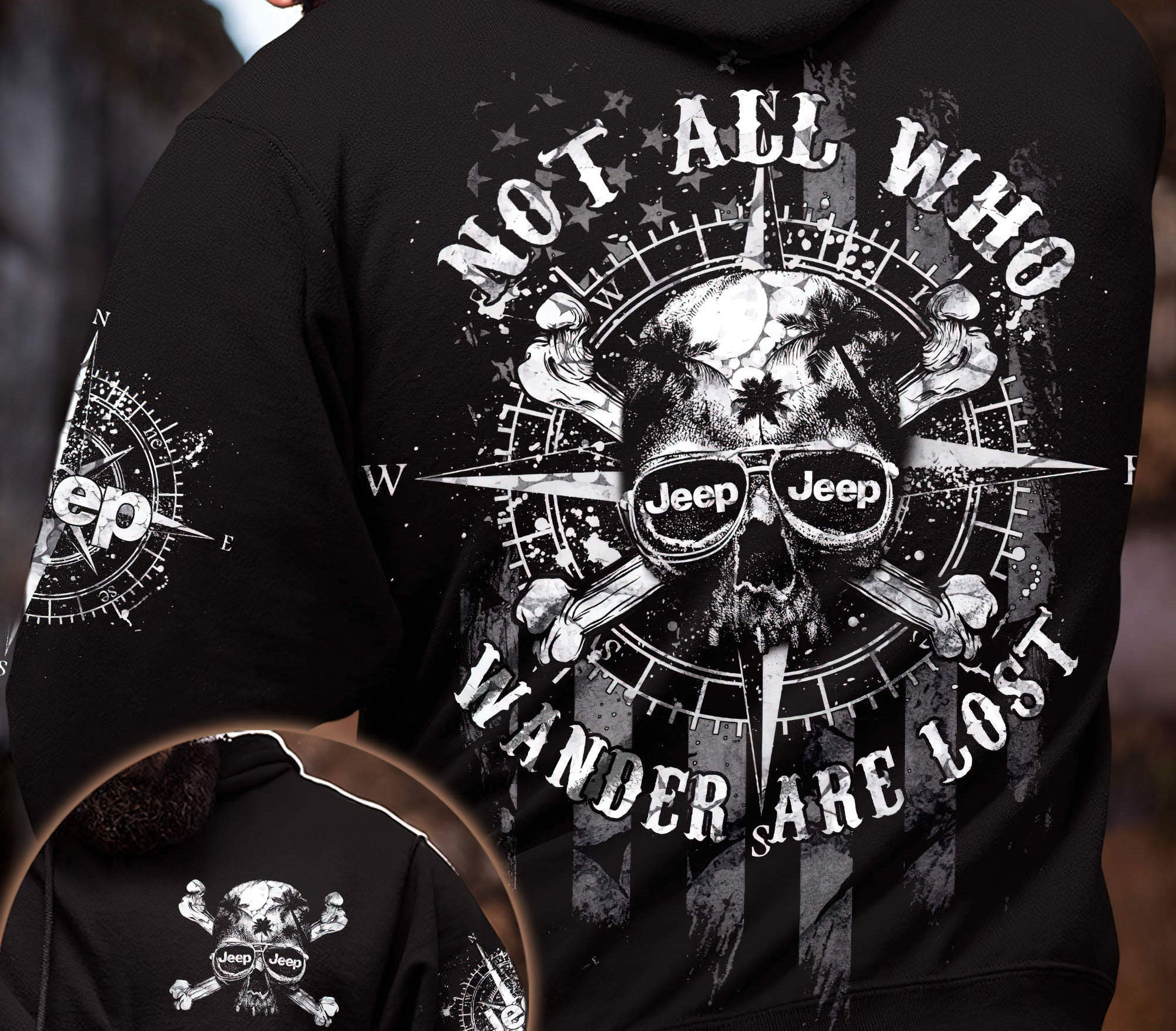 not-all-who-wander-skull-jeep-compass-hoodie