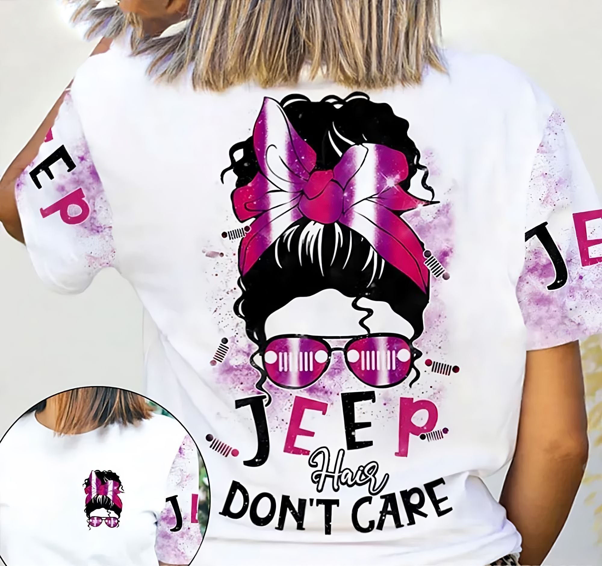 jeep-hair-dont-care-all-over-print-pink-t-shirt