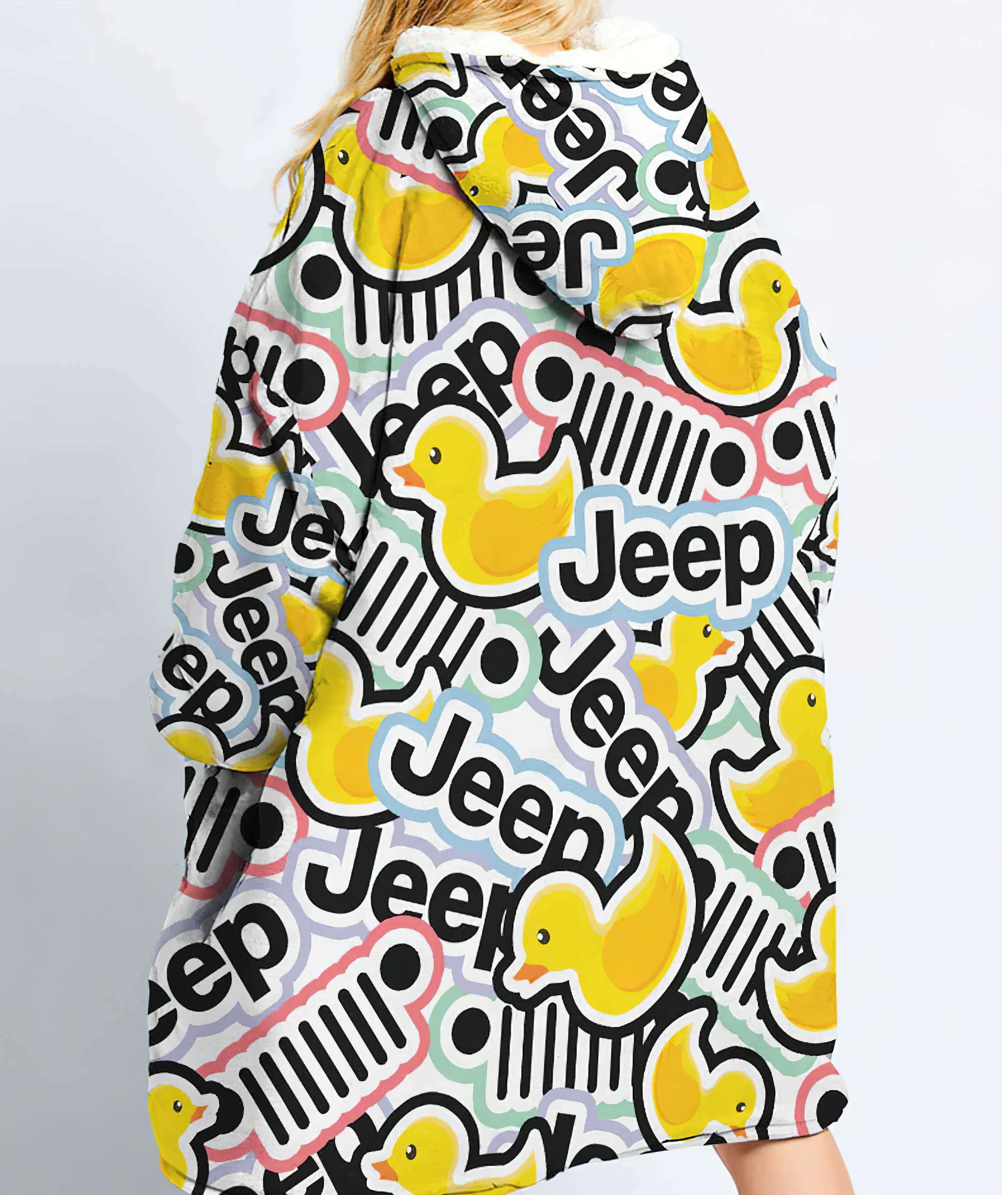 jeep-duck-sherpa-blanket-hoodie