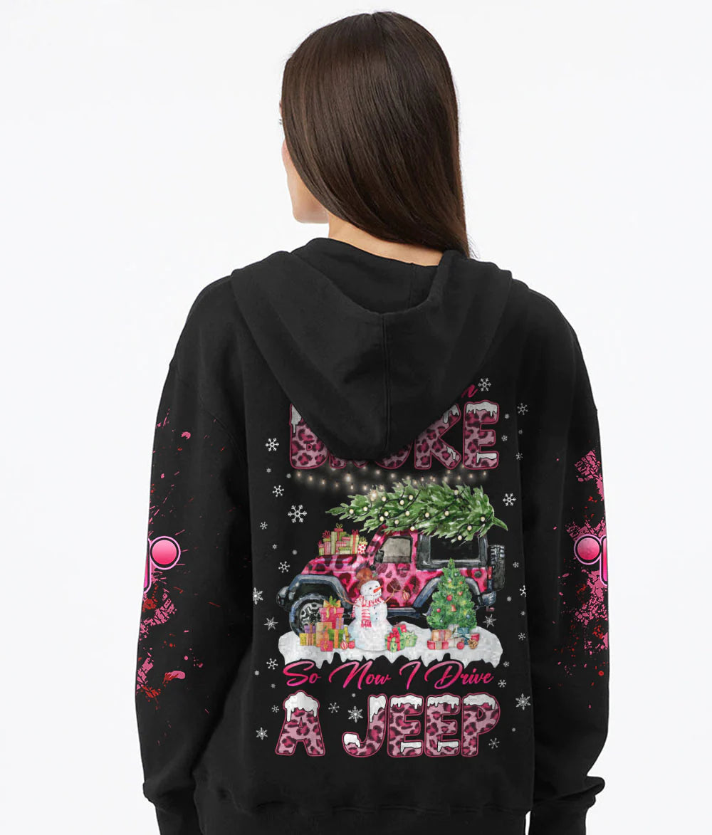 my-sleigh-broke-so-now-i-drive-a-jeep-christmas-hoodie