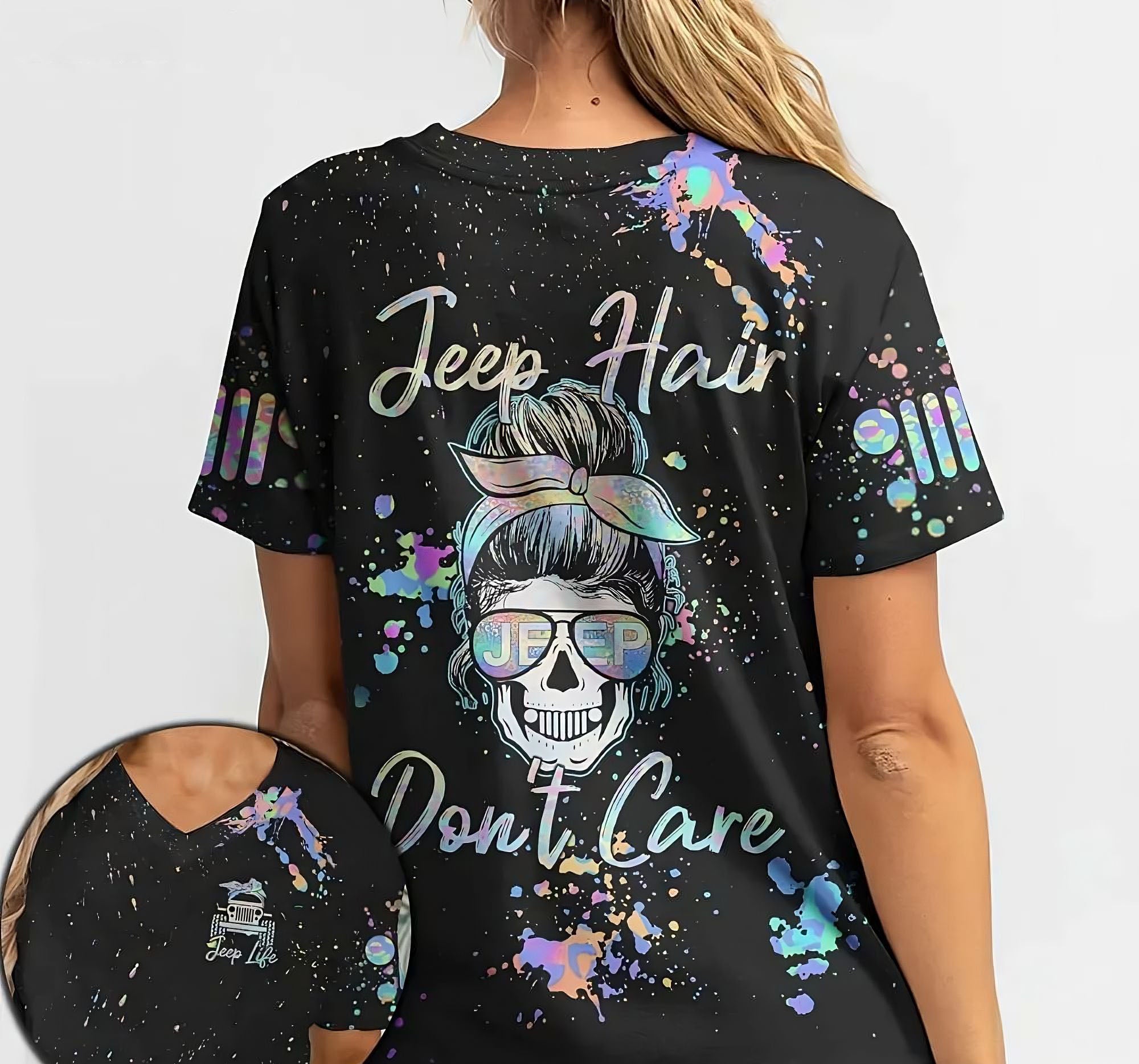 jeep-hair-dont-care-holo-messy-bun-jeep-girl-all-over-print-t-shirt