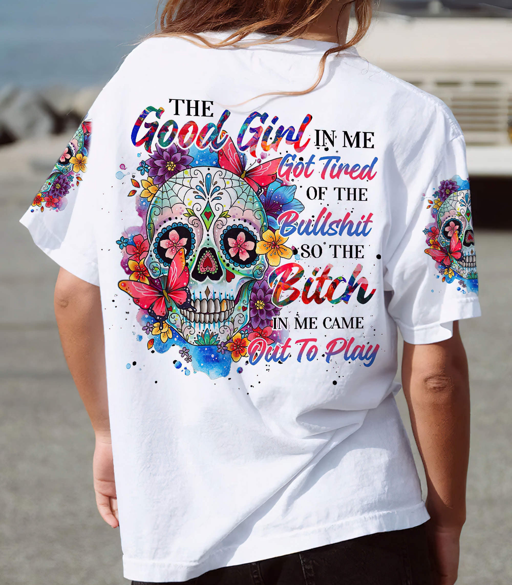 the-good-girl-in-me-flower-skull-all-over-print-t-shirt