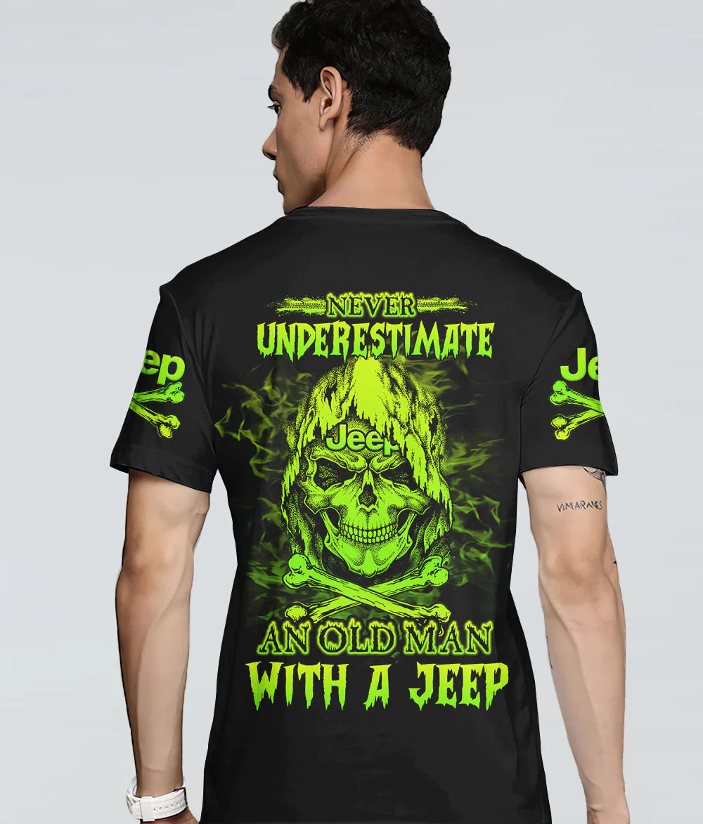 never-underestimate-an-old-jeep-man-t-shirt