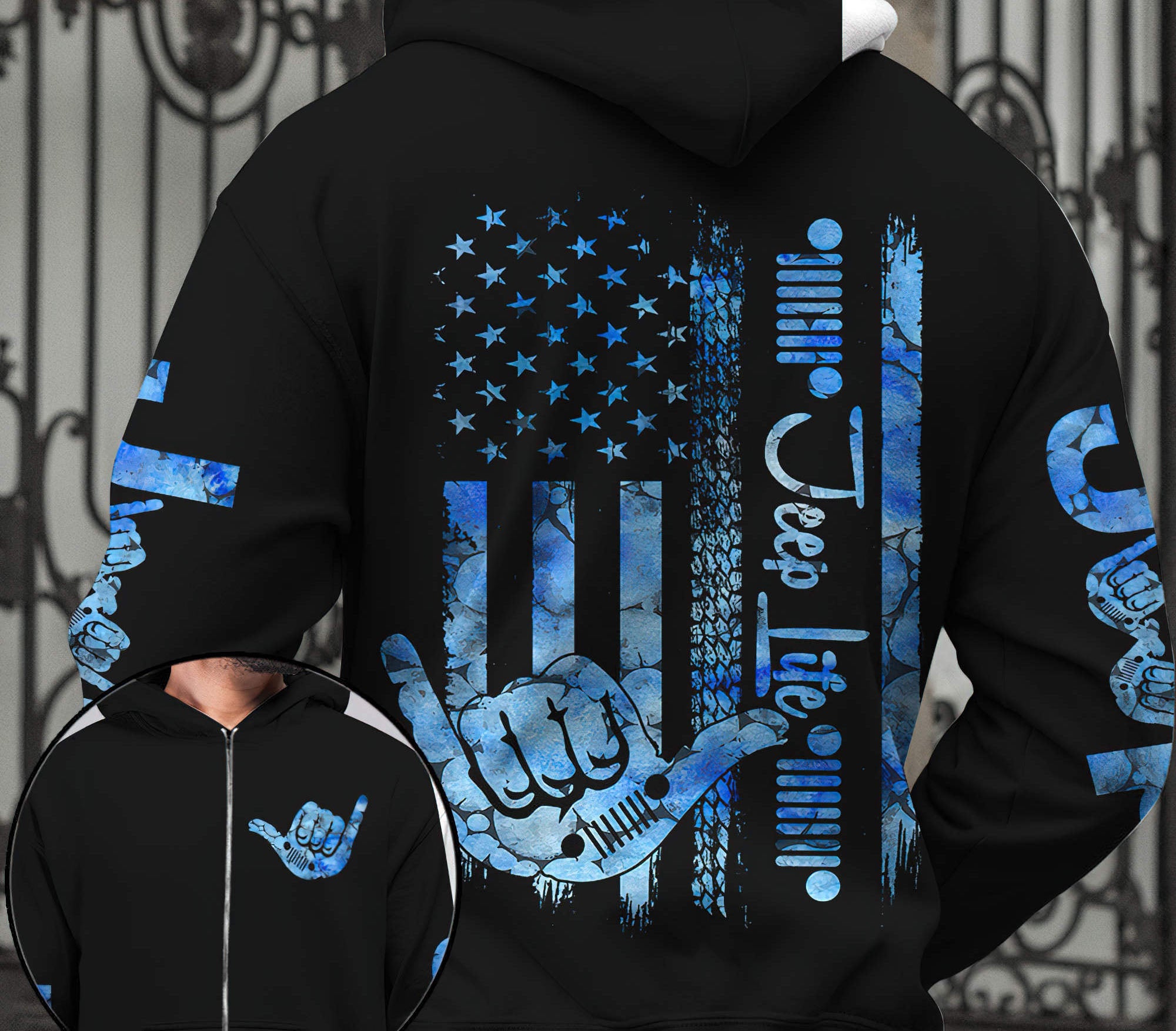 jeep-life-jeep-wave-blue-flag-hoodie