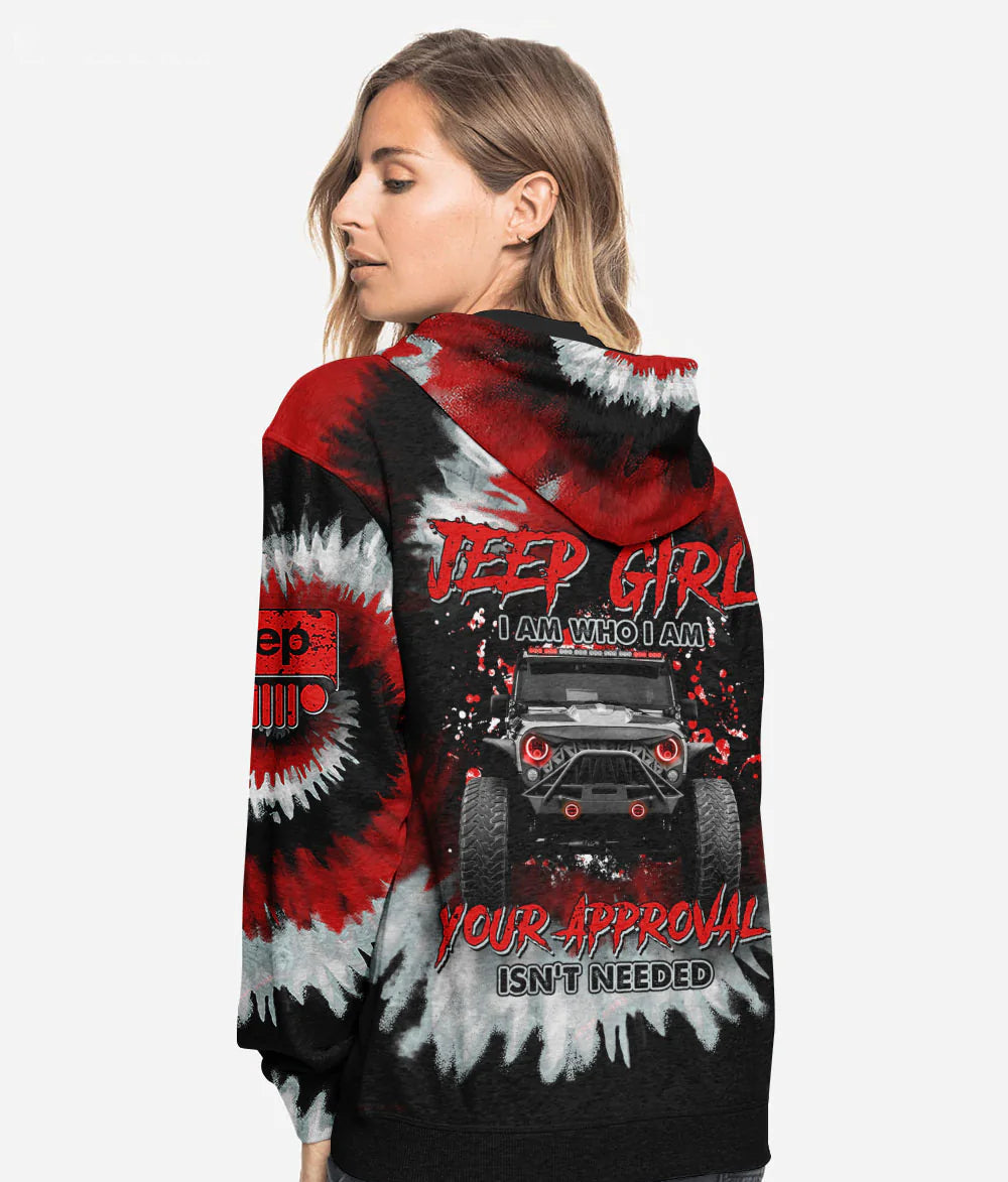 jeep-girl-i-am-who-i-am-red-black-tie-dye-hoodie