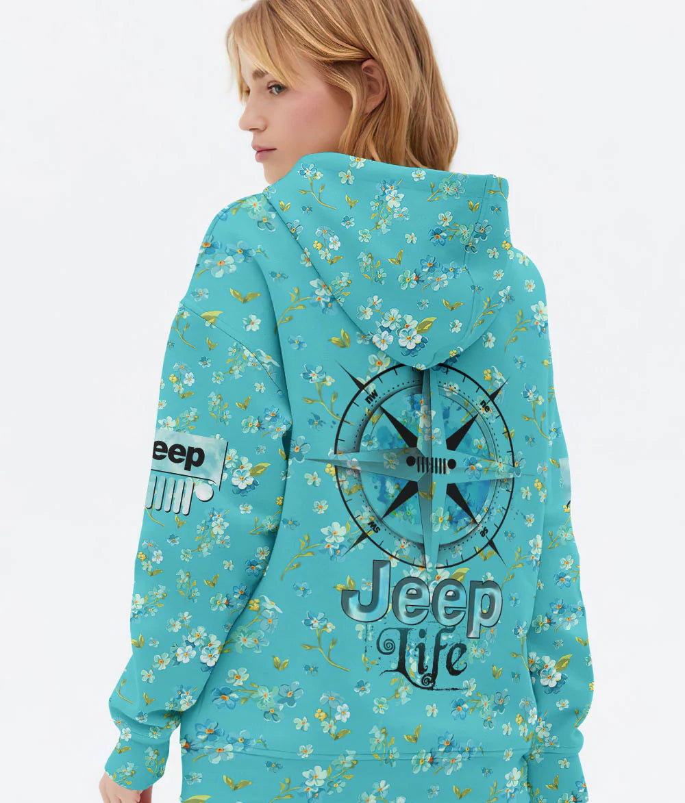 jeep-life-flower-hoodie