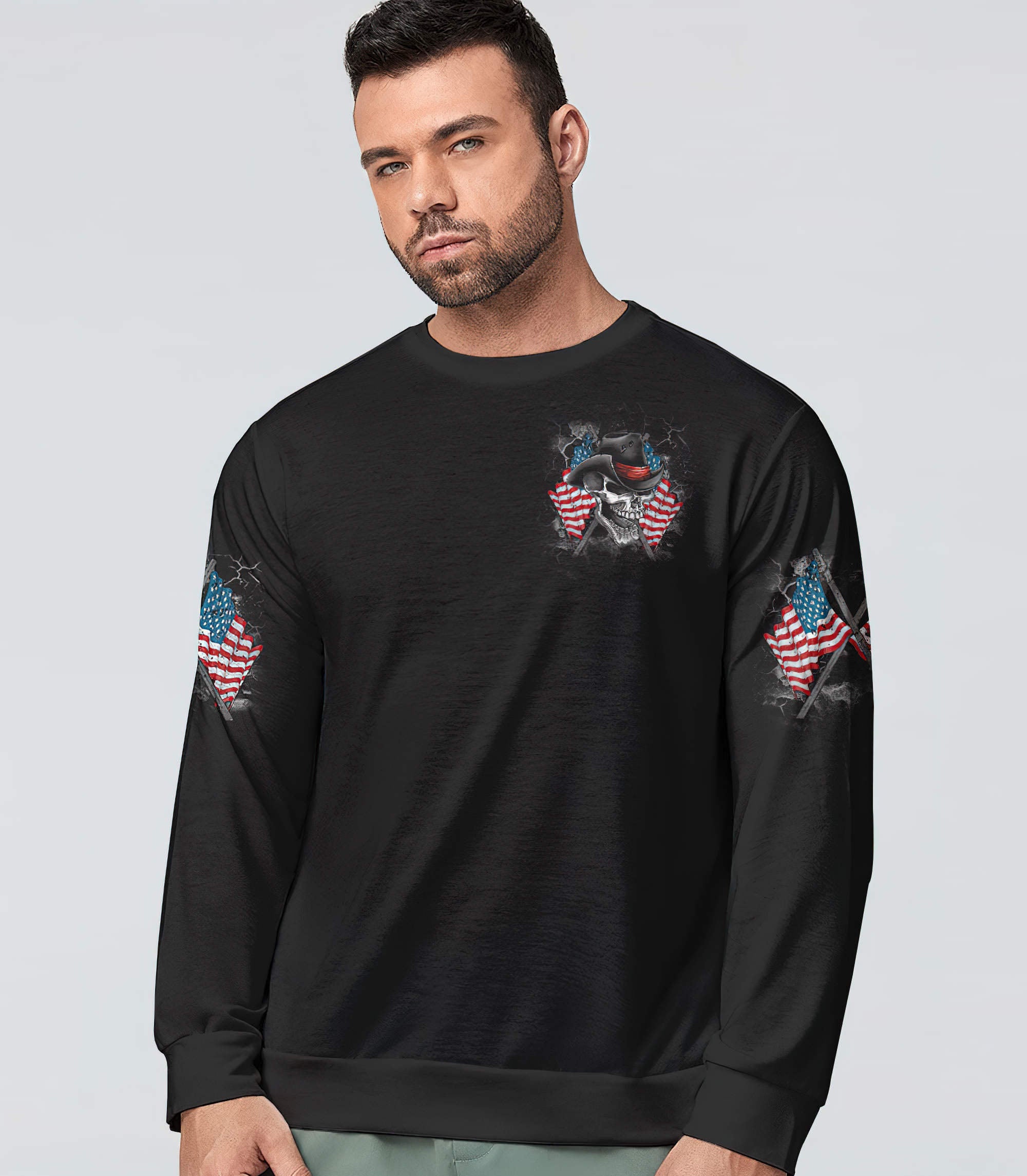 until-i-am-out-of-ammo-skull-all-over-print-sweatshirt