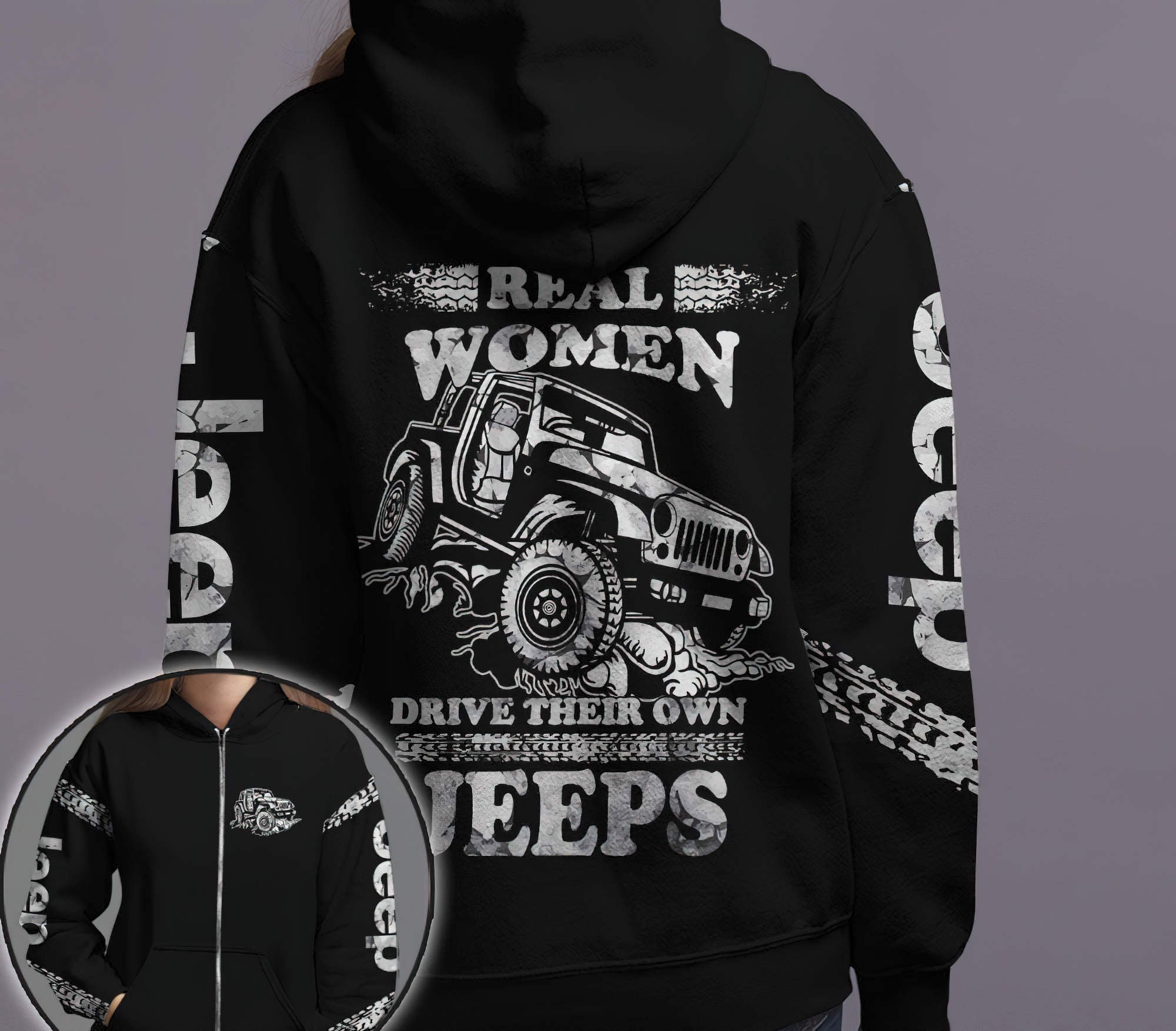 real-women-drive-their-own-jeeps-hoodie