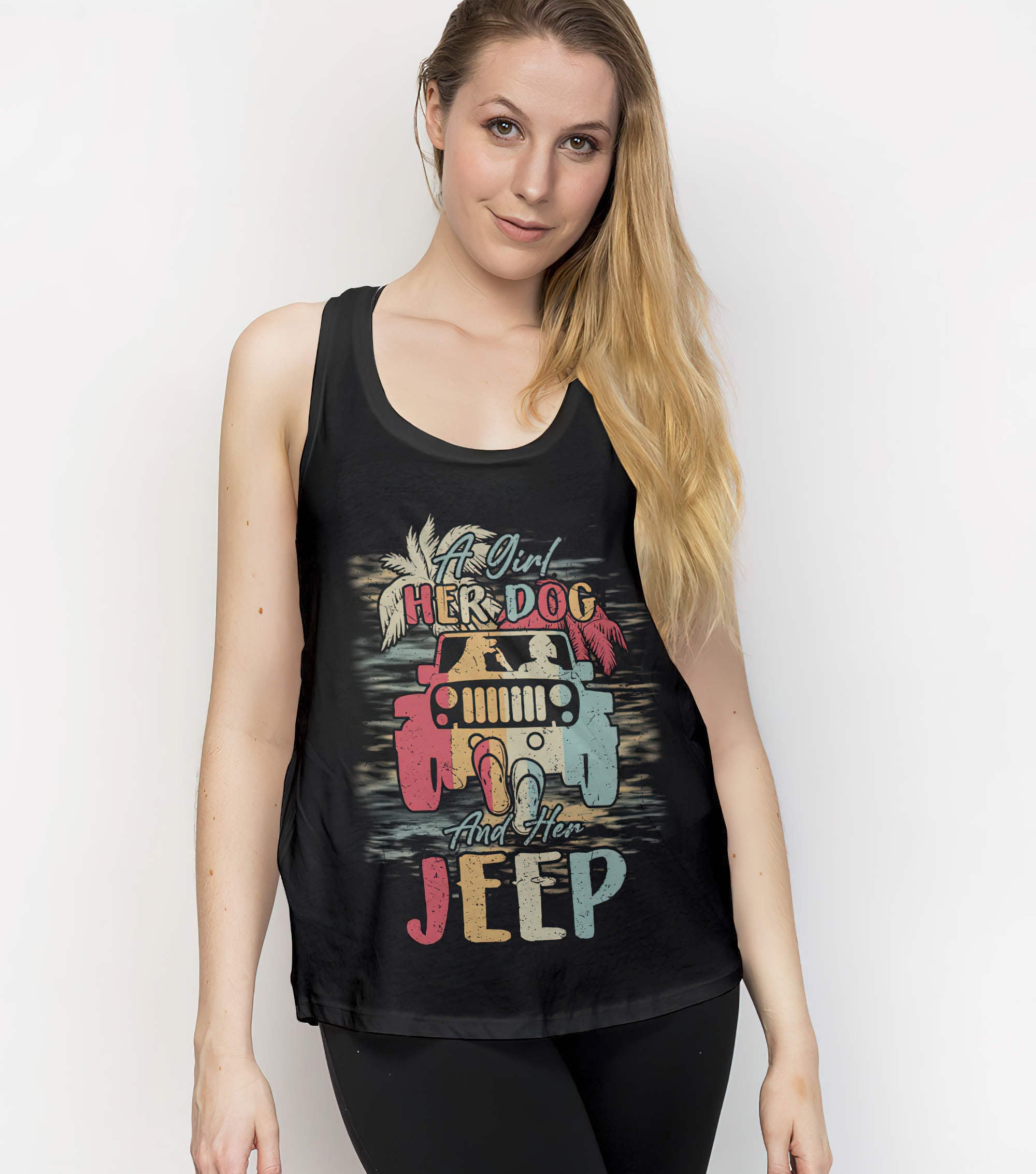 a-girl-her-dog-and-her-jeep-retro-beach-tank-top