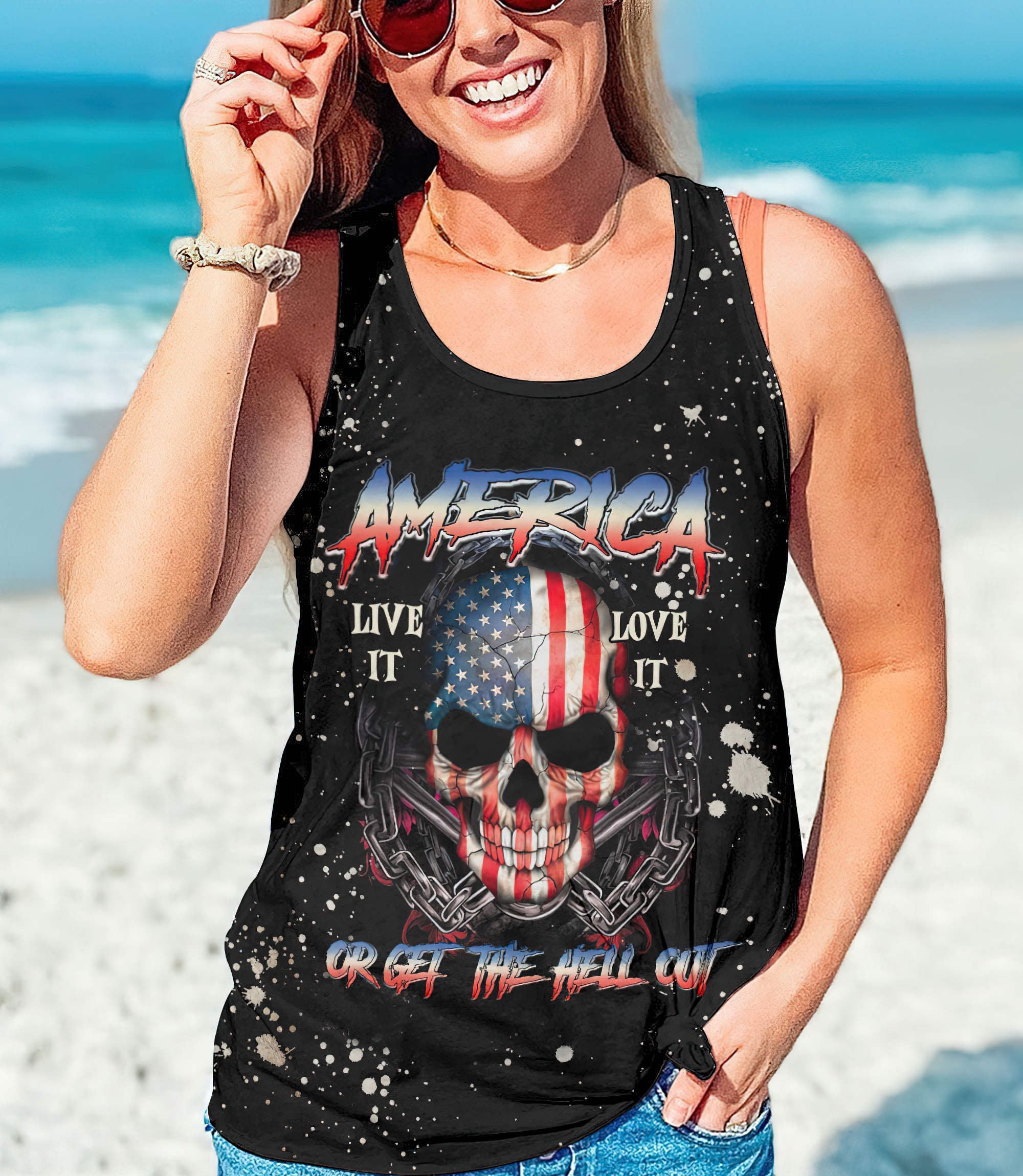 america-live-it-love-it-bleached-all-over-print-tank-top