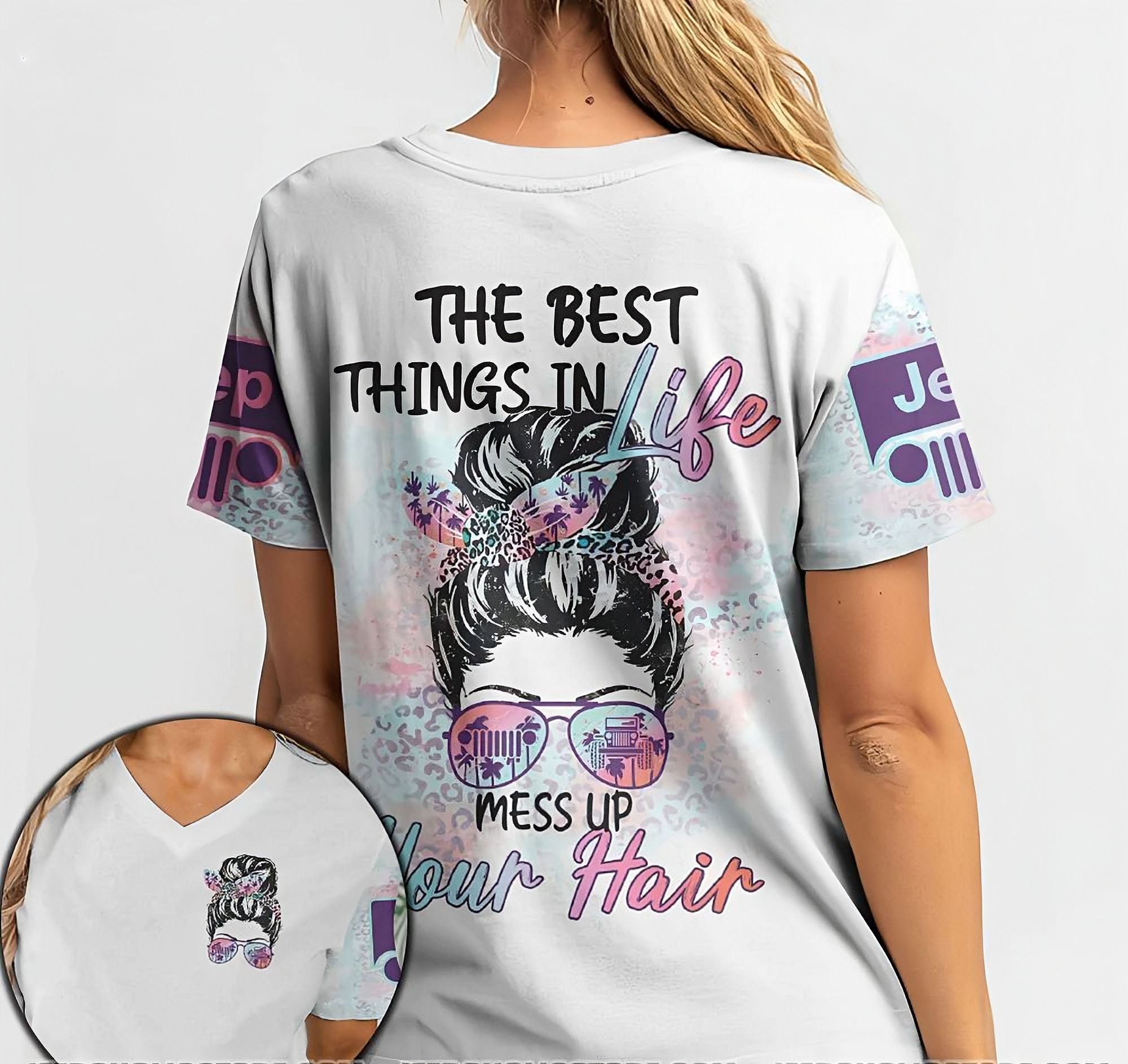 the-best-things-in-life-messy-bun-jeep-all-over-print-t-shirt