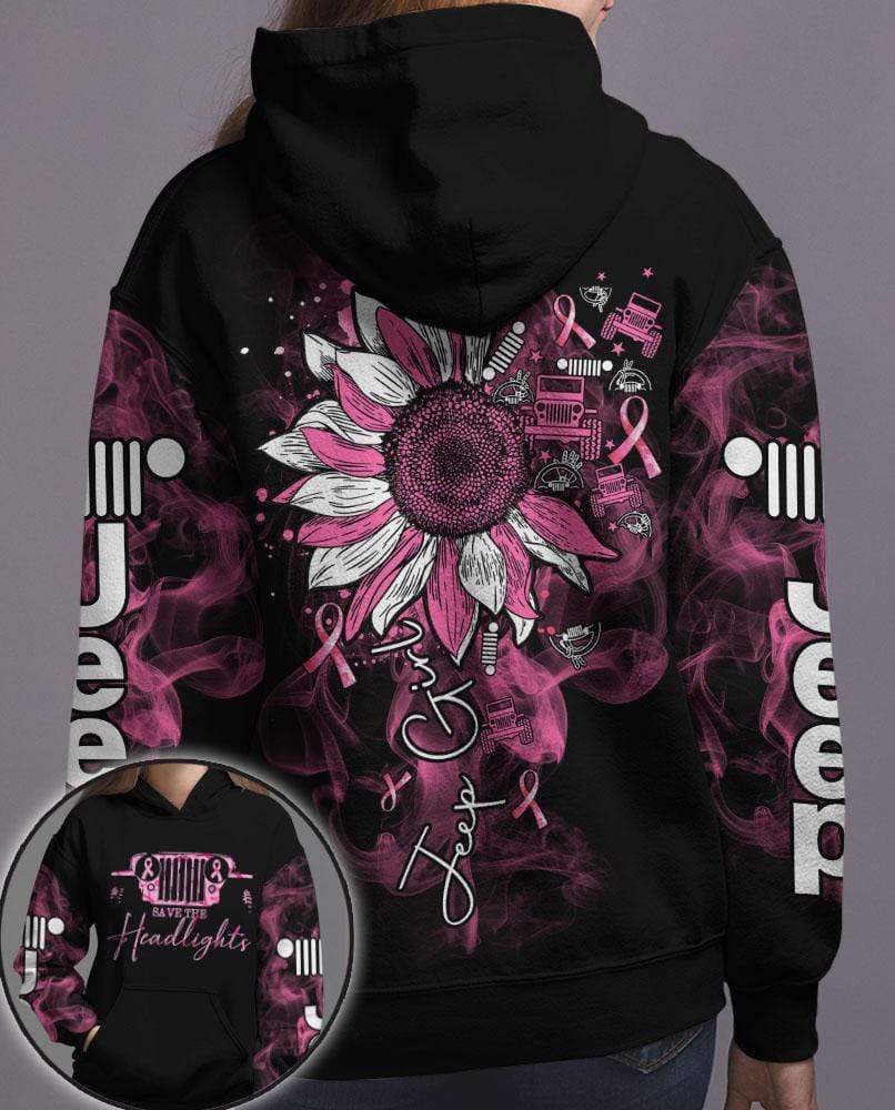 breast-cancer-jeep-girl-save-the-headlights-pink-black-flower-hoodie-legging-3d