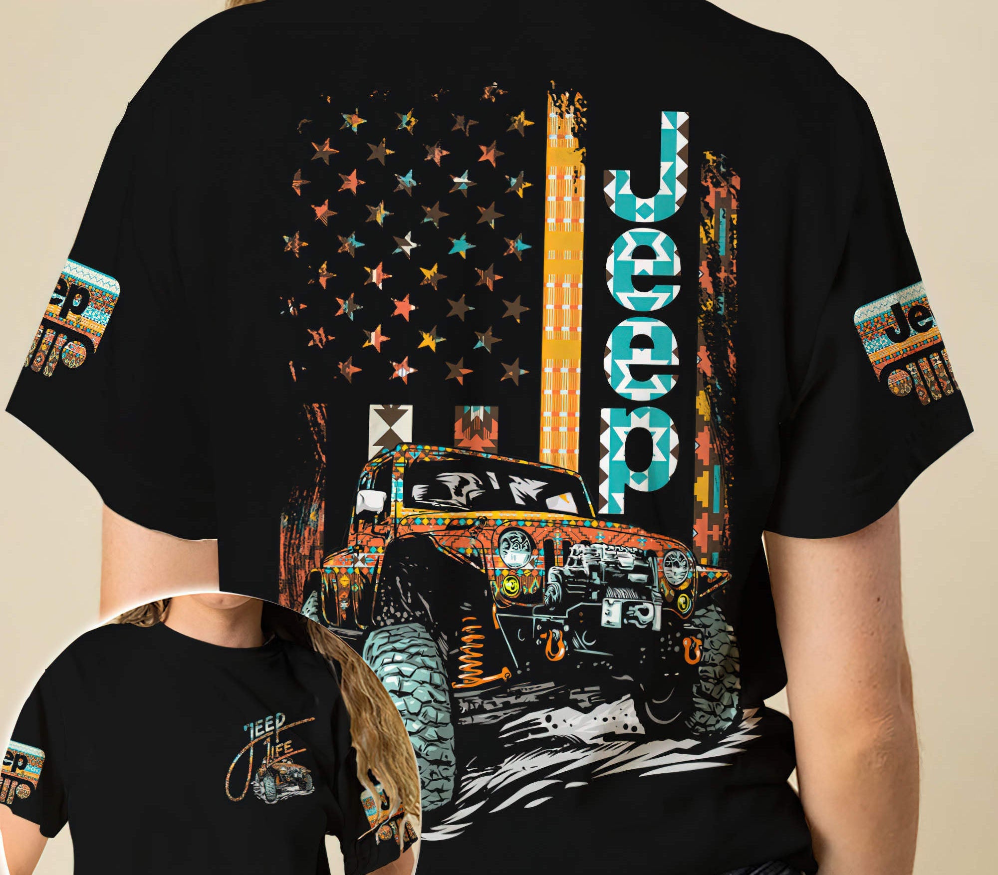 jeep-native-pattern-t-shirt