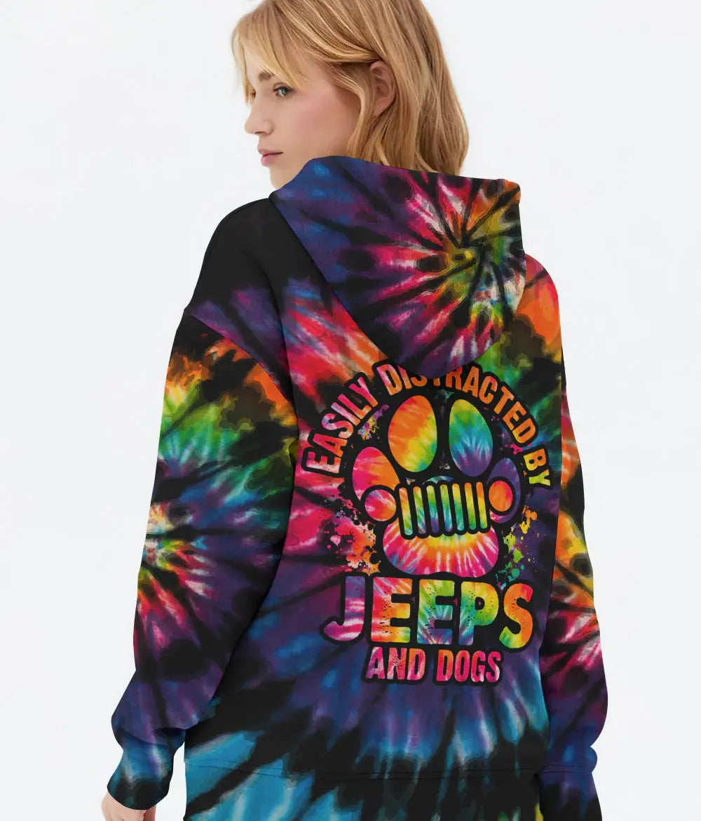 easily-distracted-by-jeeps-and-dogs-tie-dye-full-hoodie