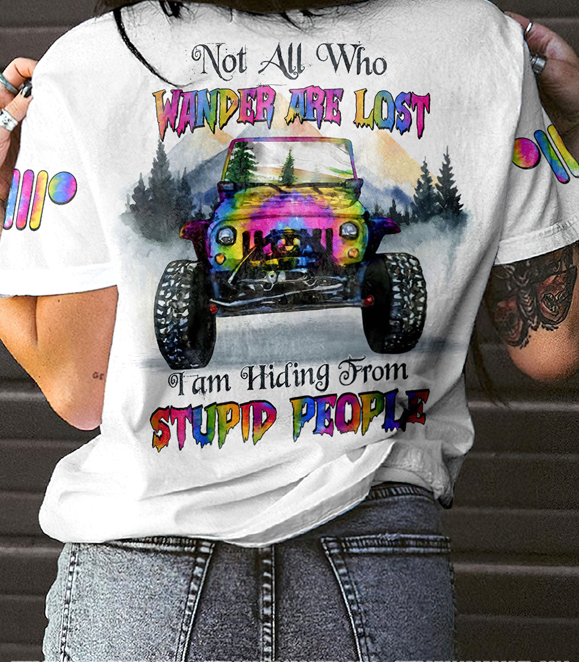 not-all-who-wander-are-lost-tie-dye-jeep-t-shirt