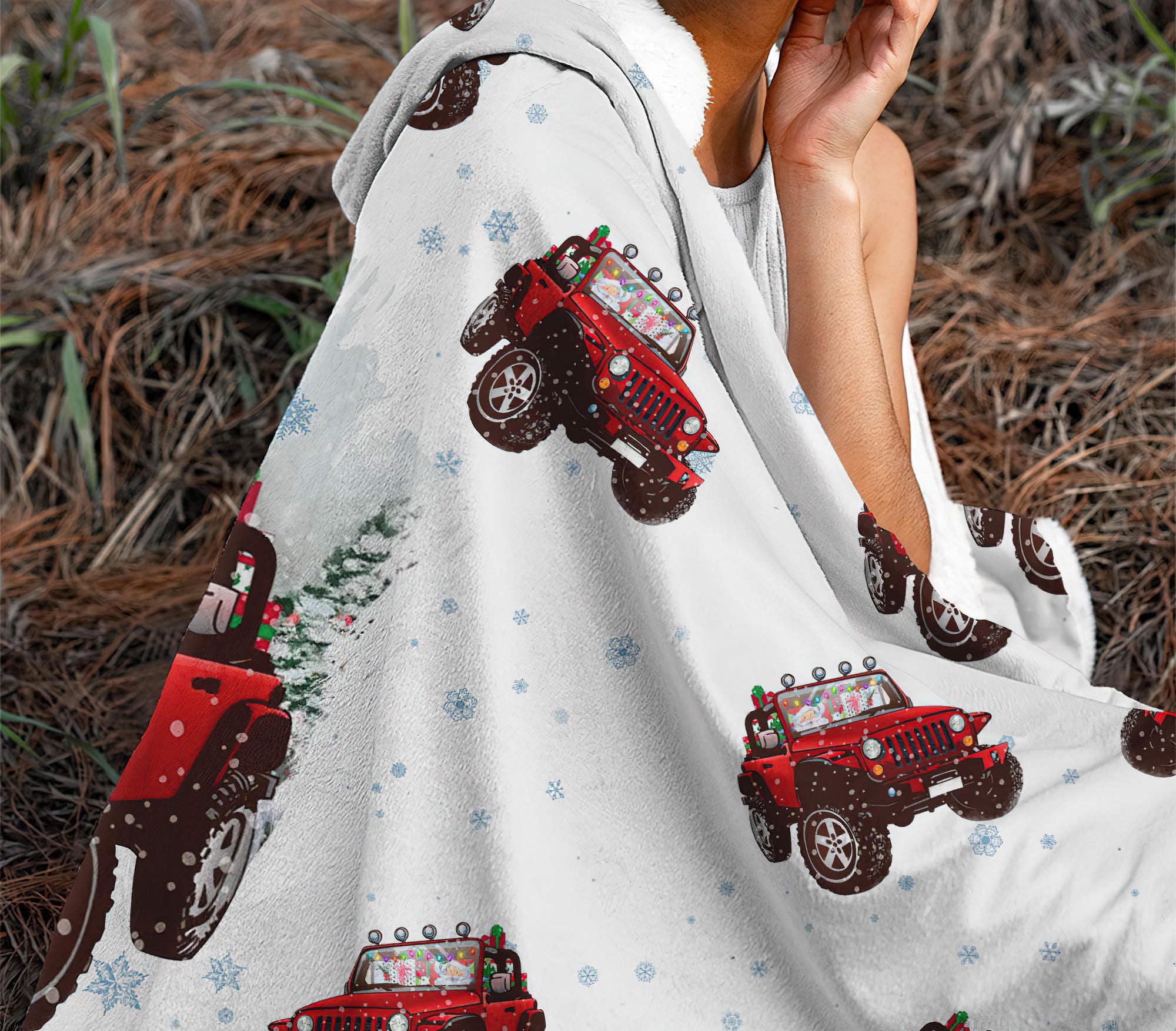 jeep-christmas-white-wearable-blanket-hoodie