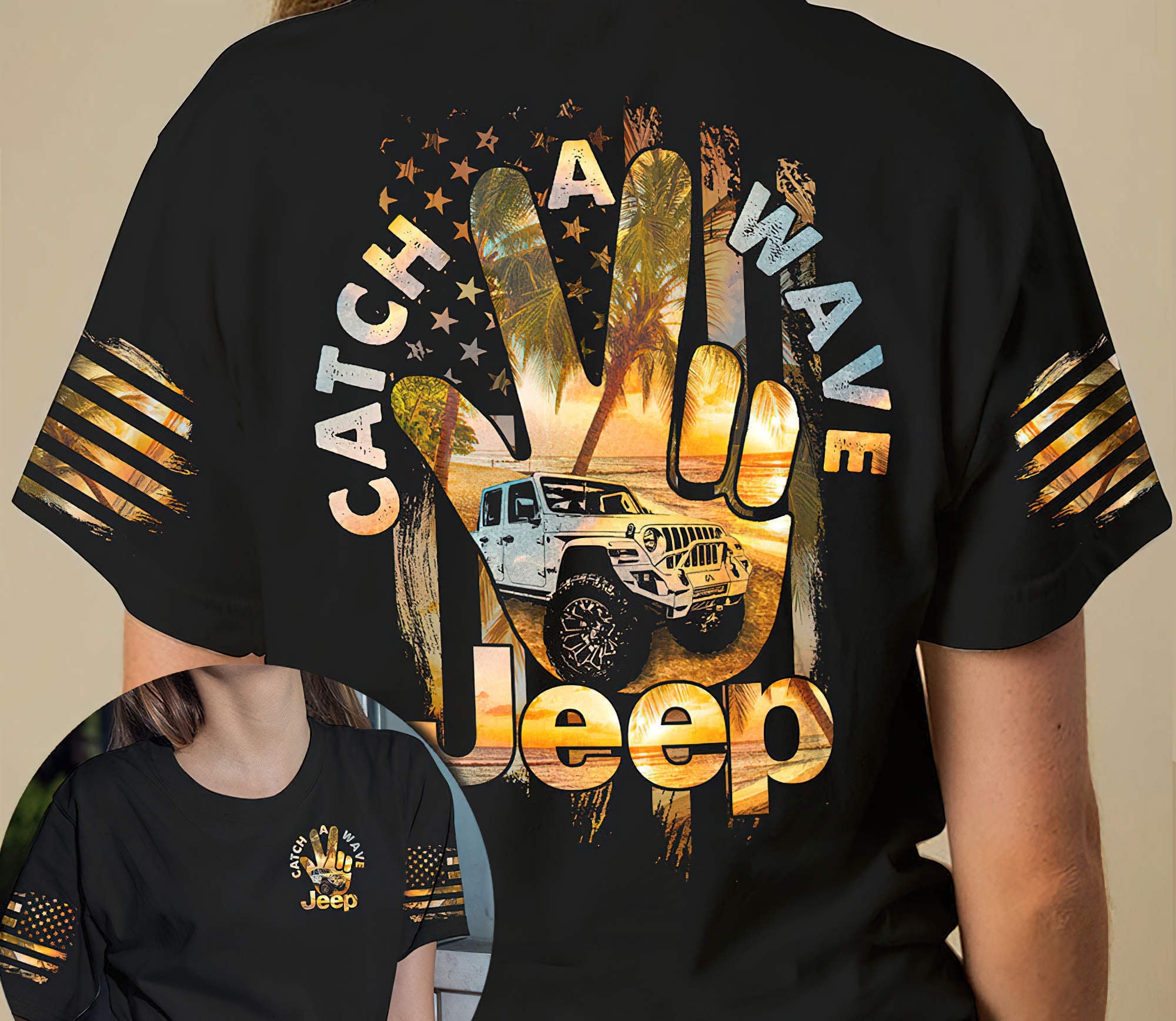 catch-a-wave-jeep-t-shirt