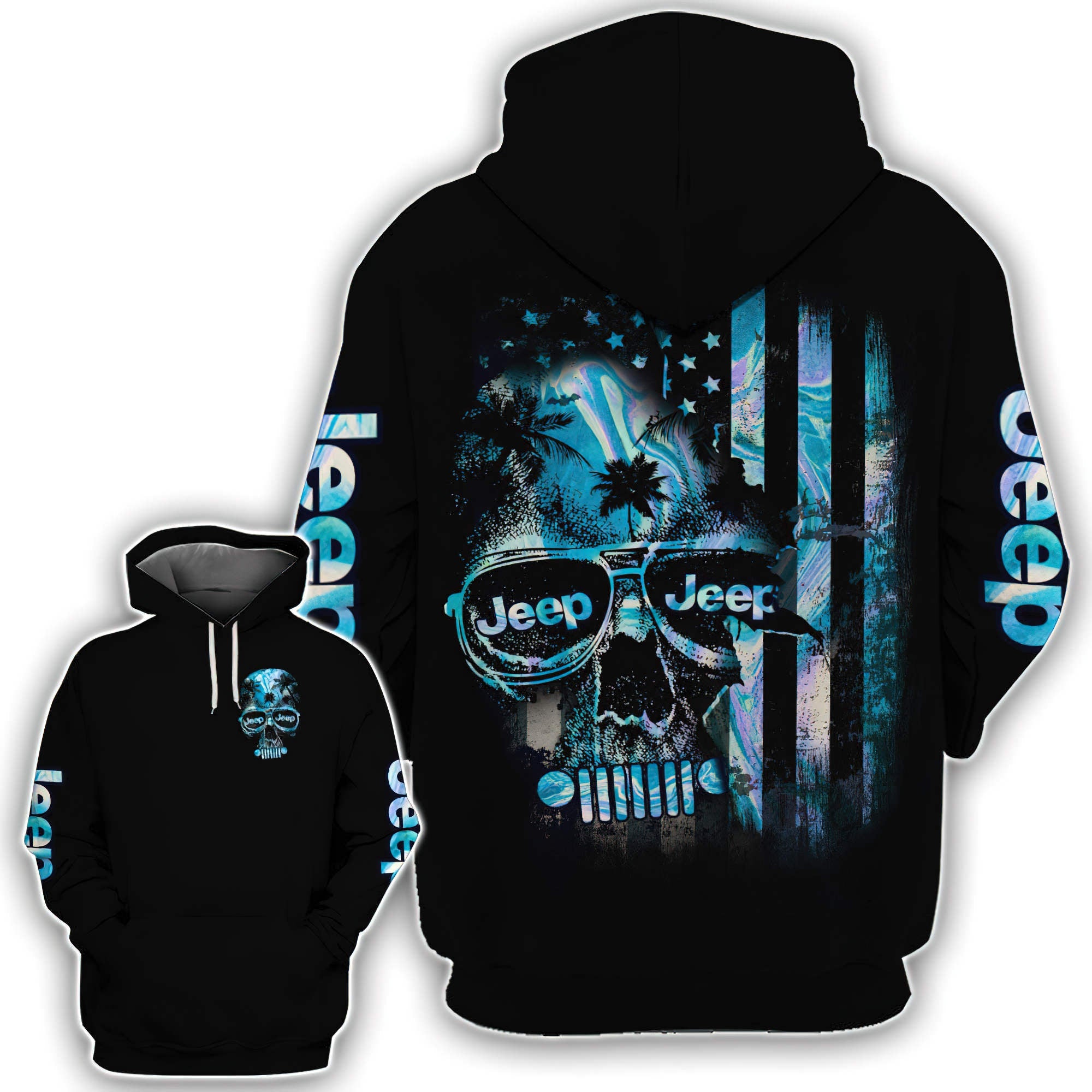 jeep-skull-hologram-flag-hoodie