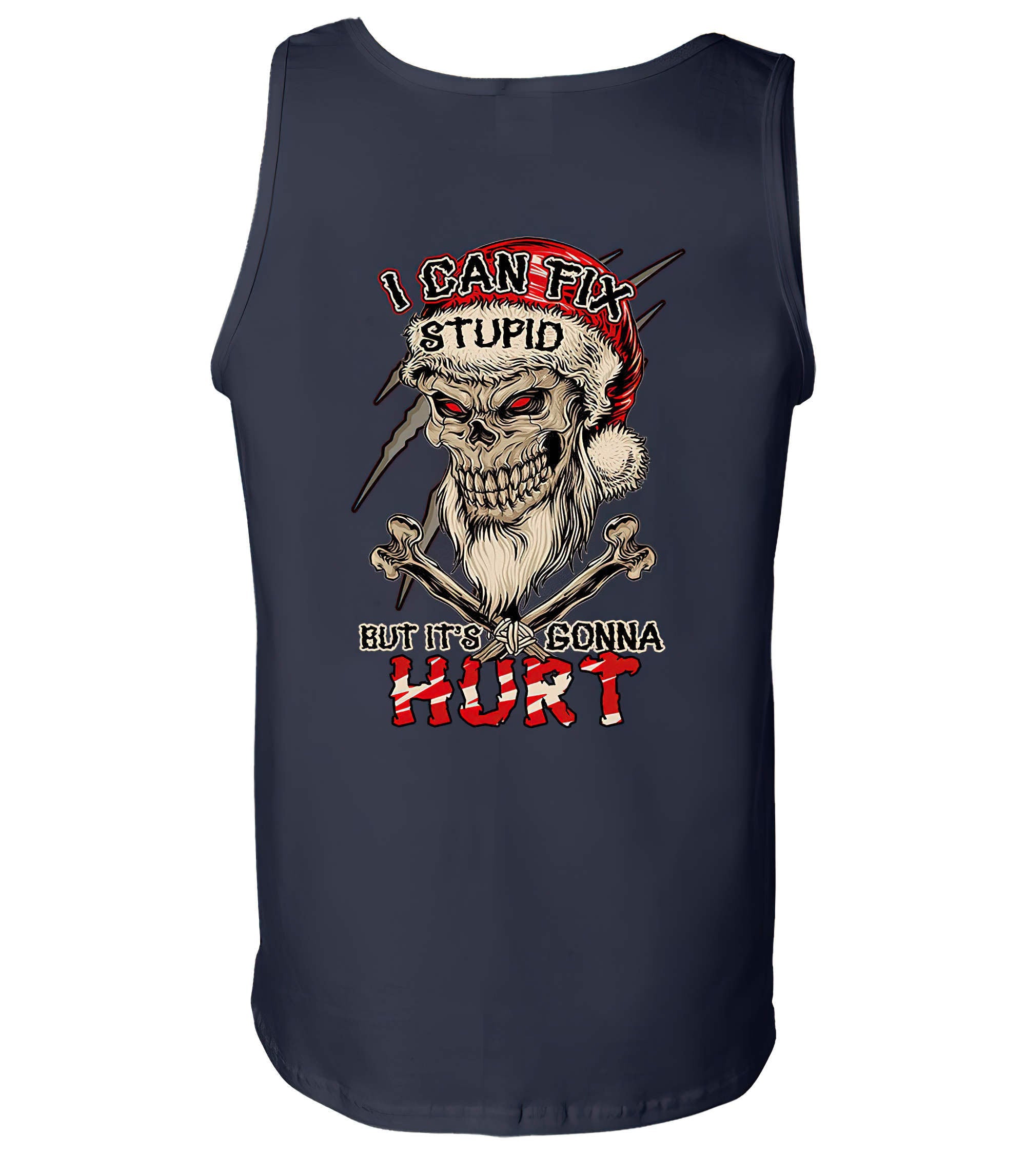 i-can-fix-stupid-christmas-skull-all-over-print-tank-top