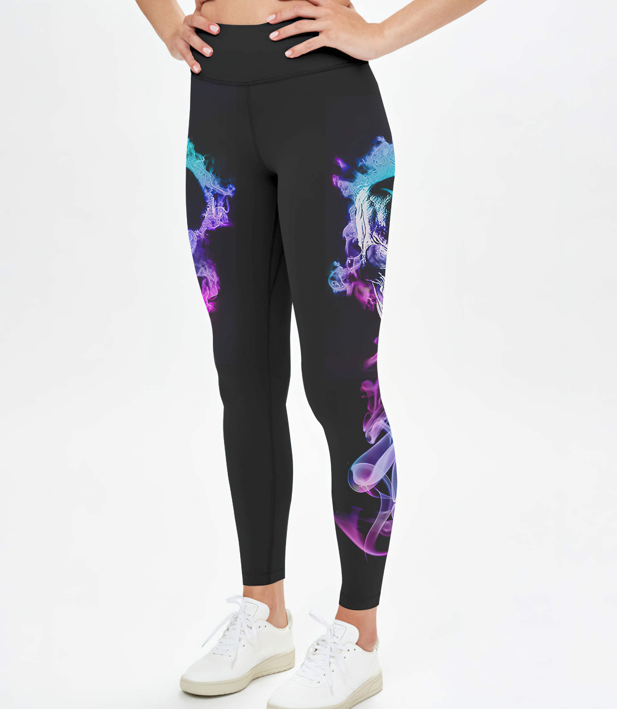 i-am-who-i-am-smoke-skull-all-over-print-leggings