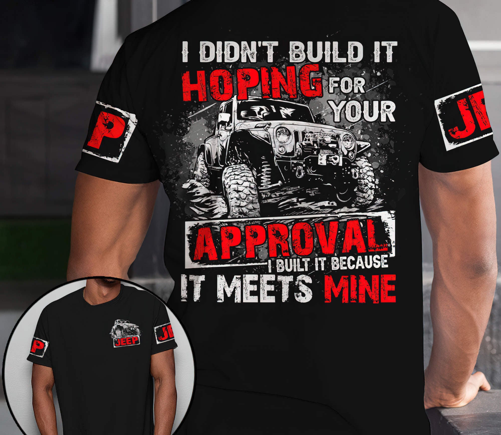 i-built-it-jeep-t-shirt