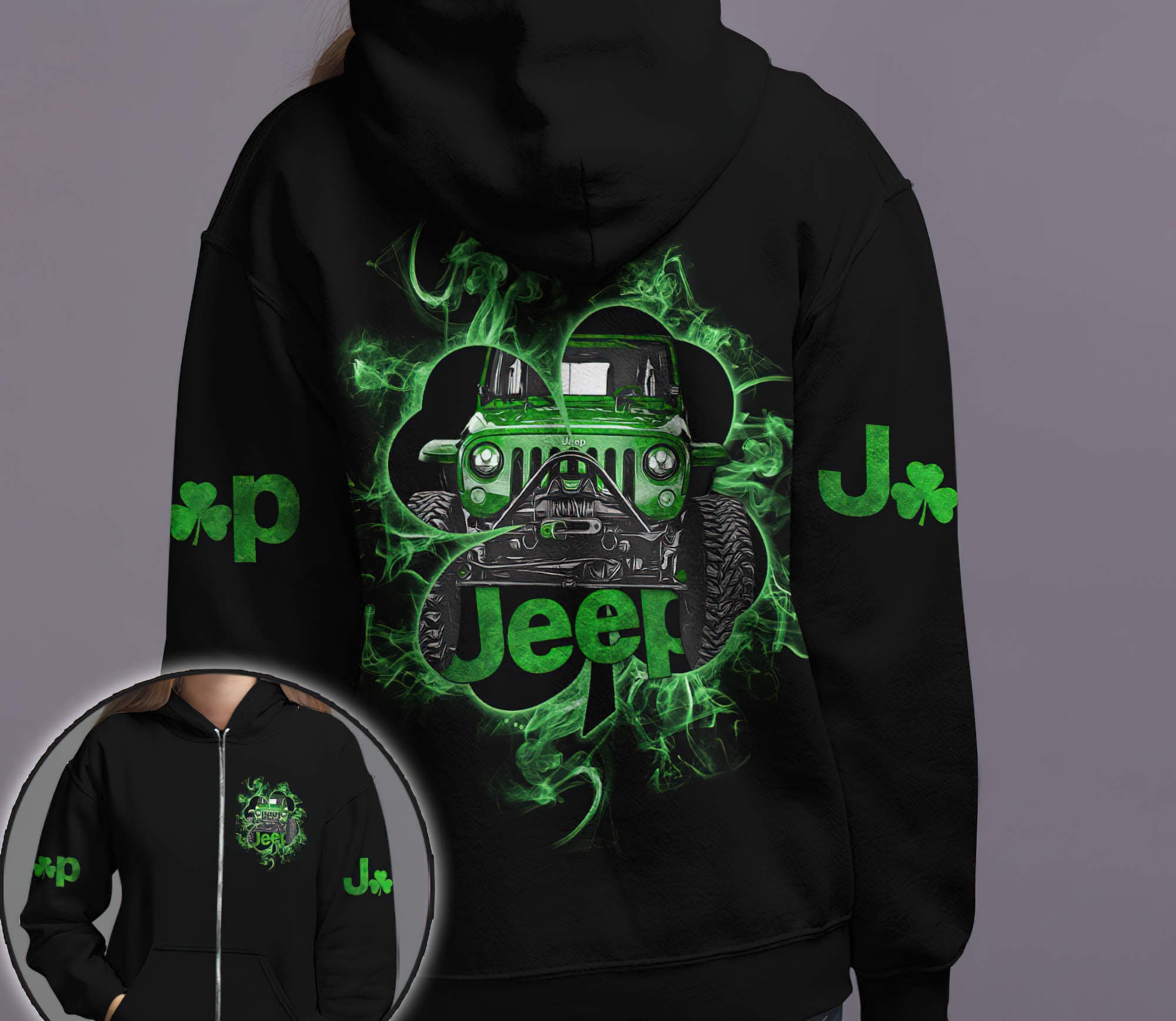 jeep-shamrock-smoke-hoodie