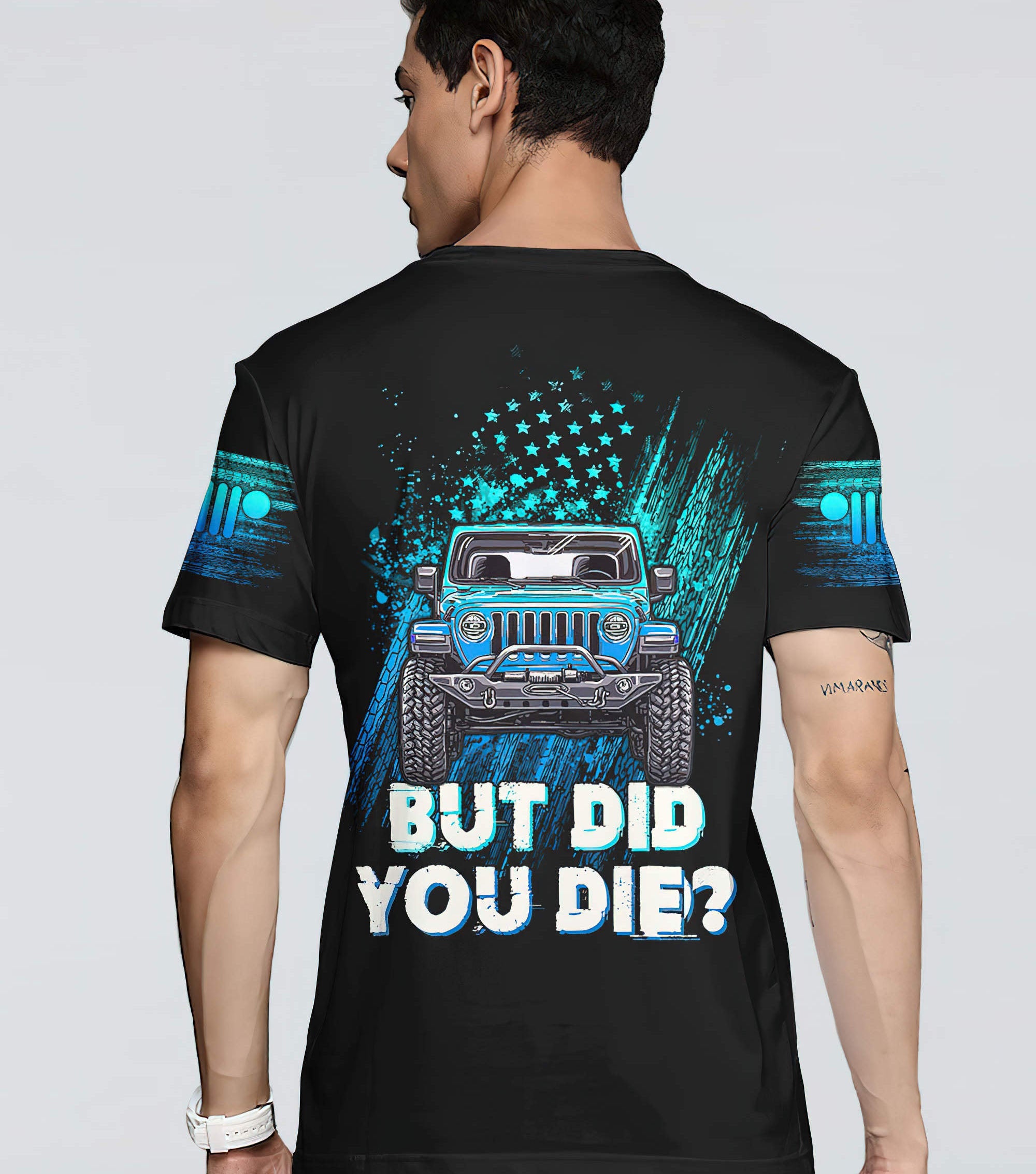 but-did-you-die-color-jeep-couple-t-shirt