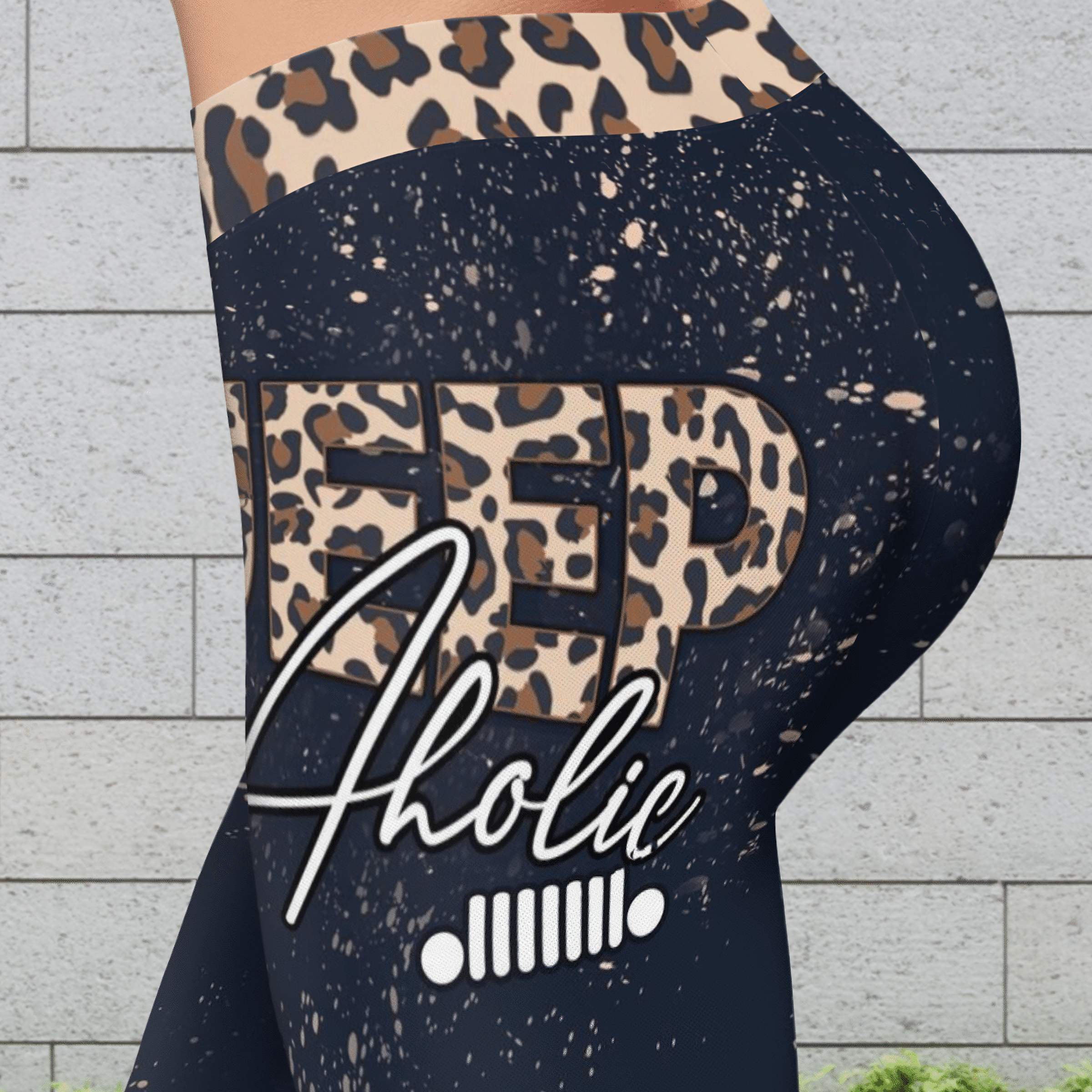 aholic-jeep-christmas-leggings