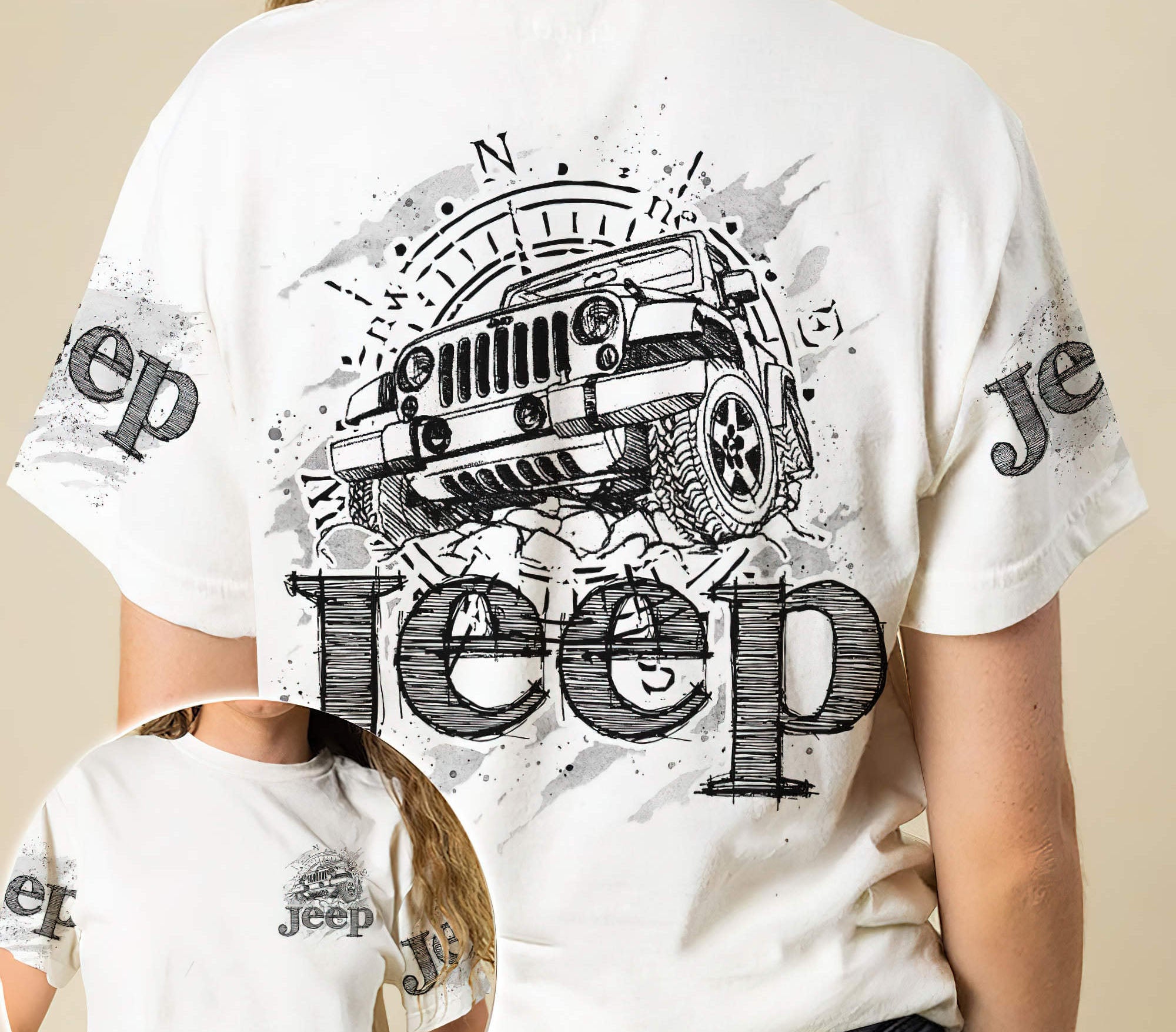 jeep-compass-sketch-t-shirt