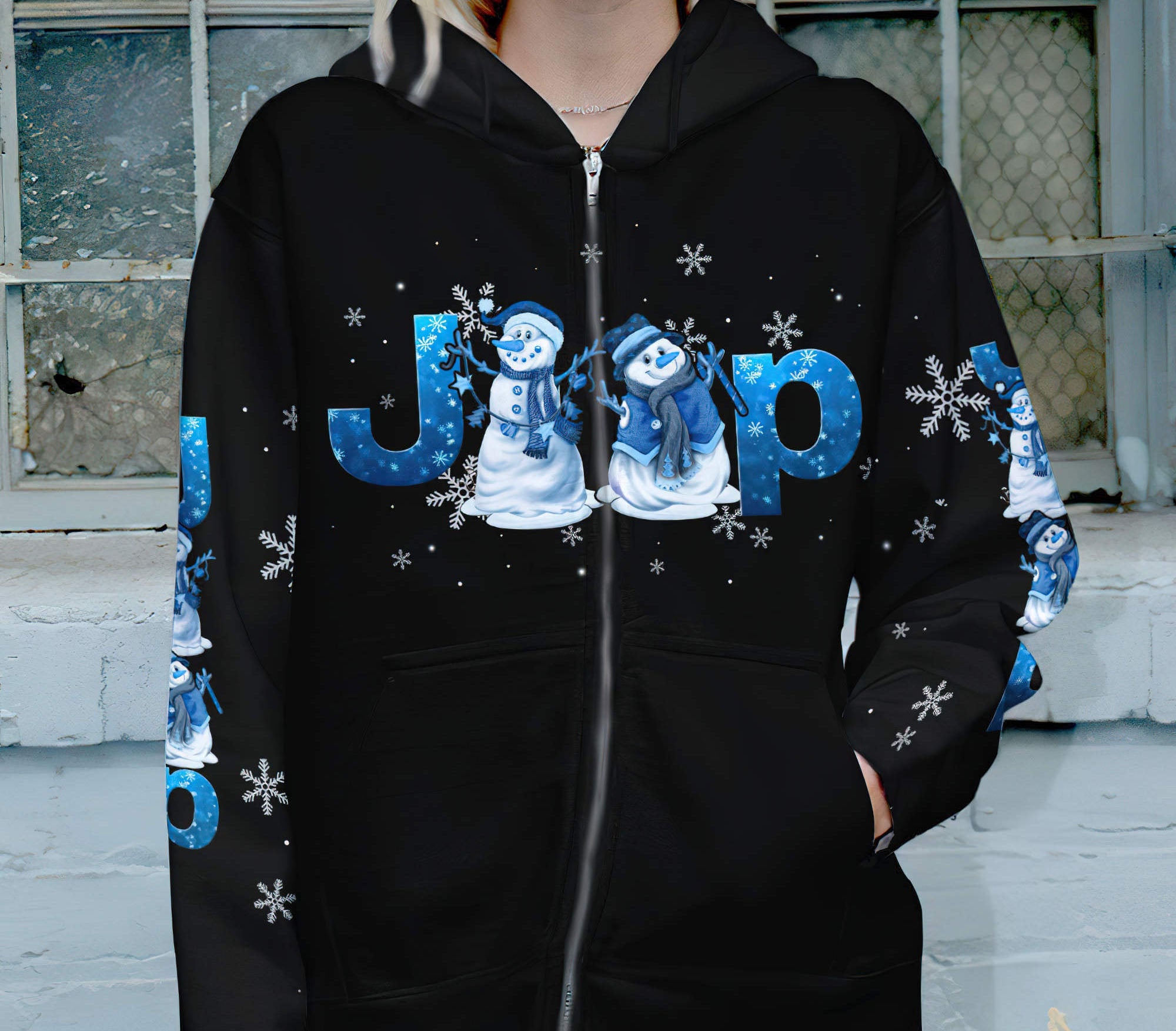 jeep-snowman-christmas-hoodie