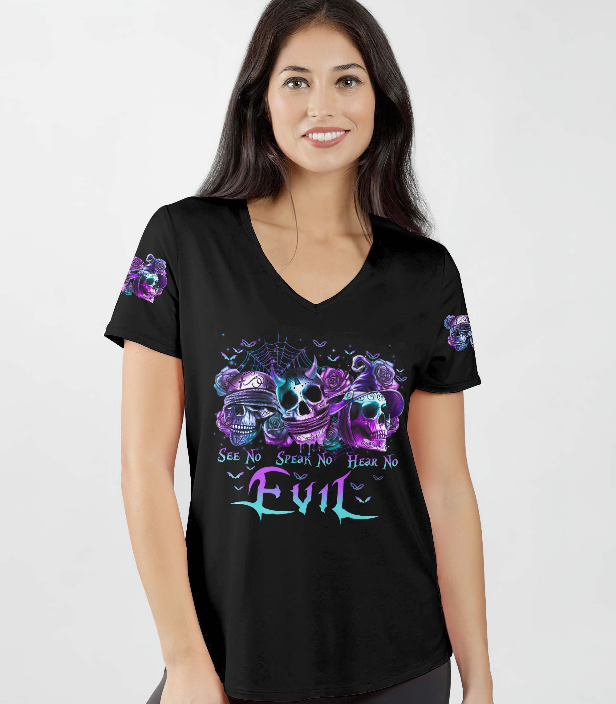 see-no-hear-no-speak-no-3-skulls-halloween-all-over-print-women-v-neck-t-shirt