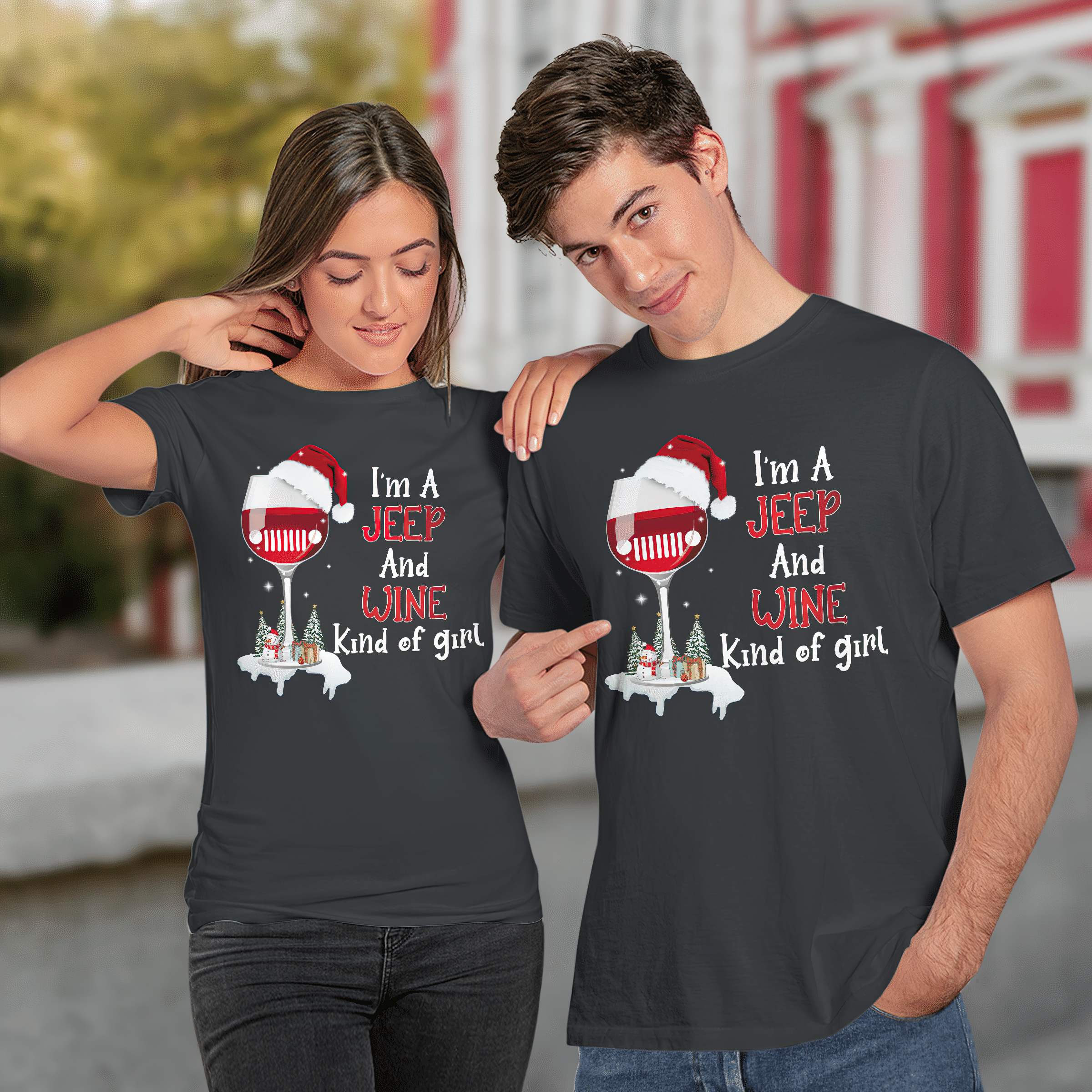 wine-jeep-christmas-t-shirt