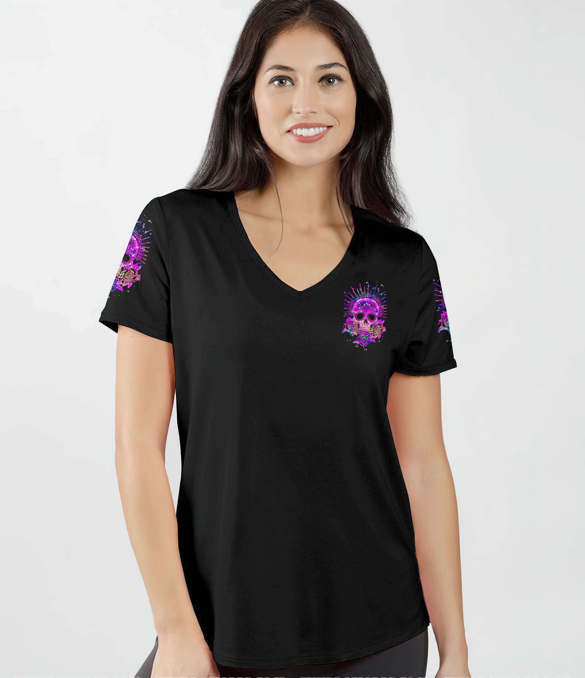 the-good-girl-in-me-got-tired-skull-all-over-print-31-women-v-neck-t-shirt