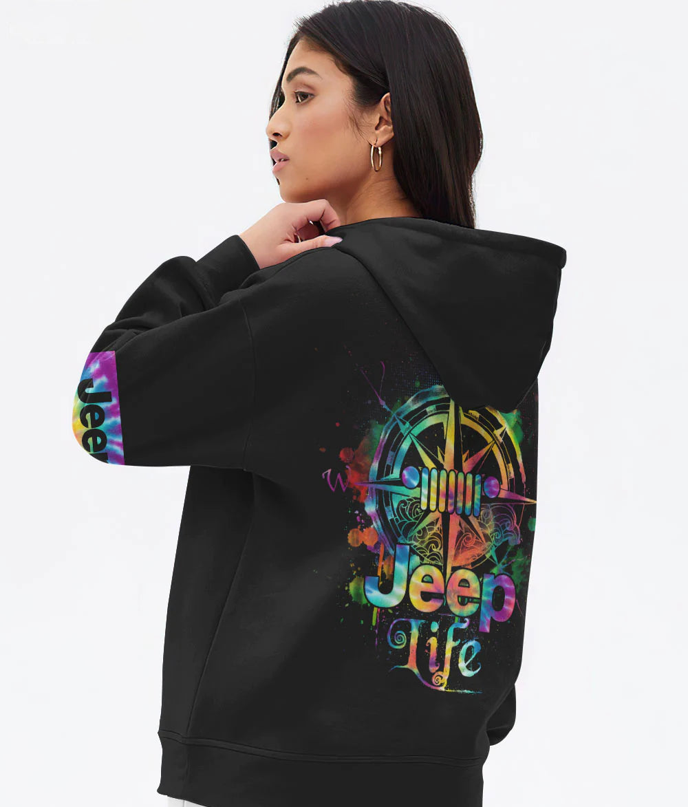 jeep-life-compass-beach-tie-dye-hoodie