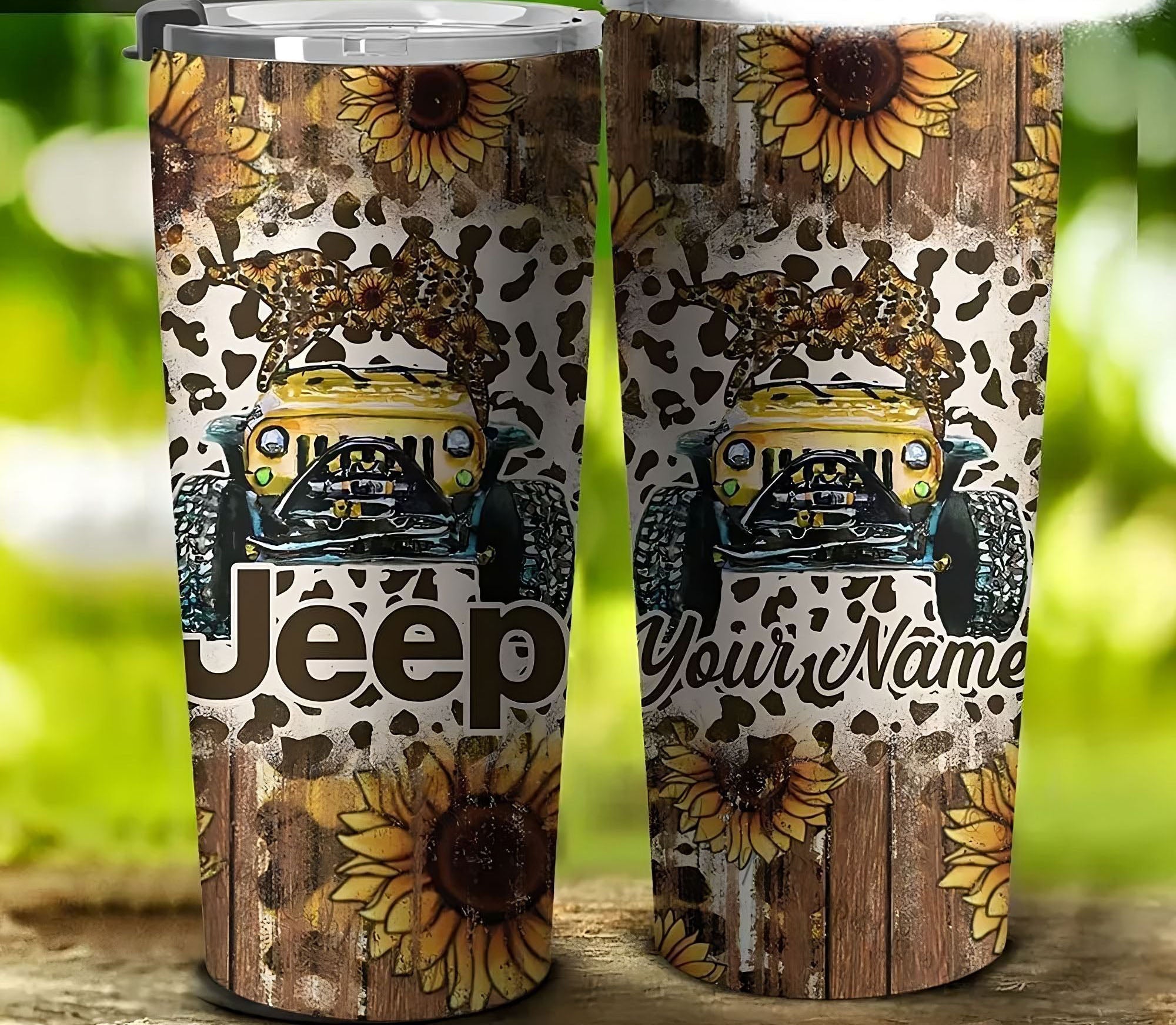 personalized-jeep-sunflower-wood-1-tumbler