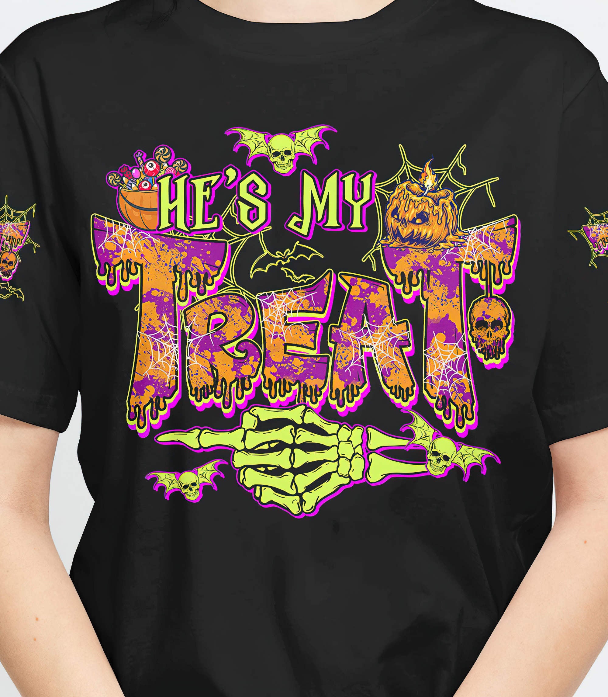 skull-halloween-couple-all-over-print-t-shirt