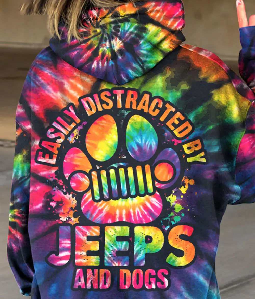 easily-distracted-by-jeeps-and-dogs-tie-dye-full-hoodie