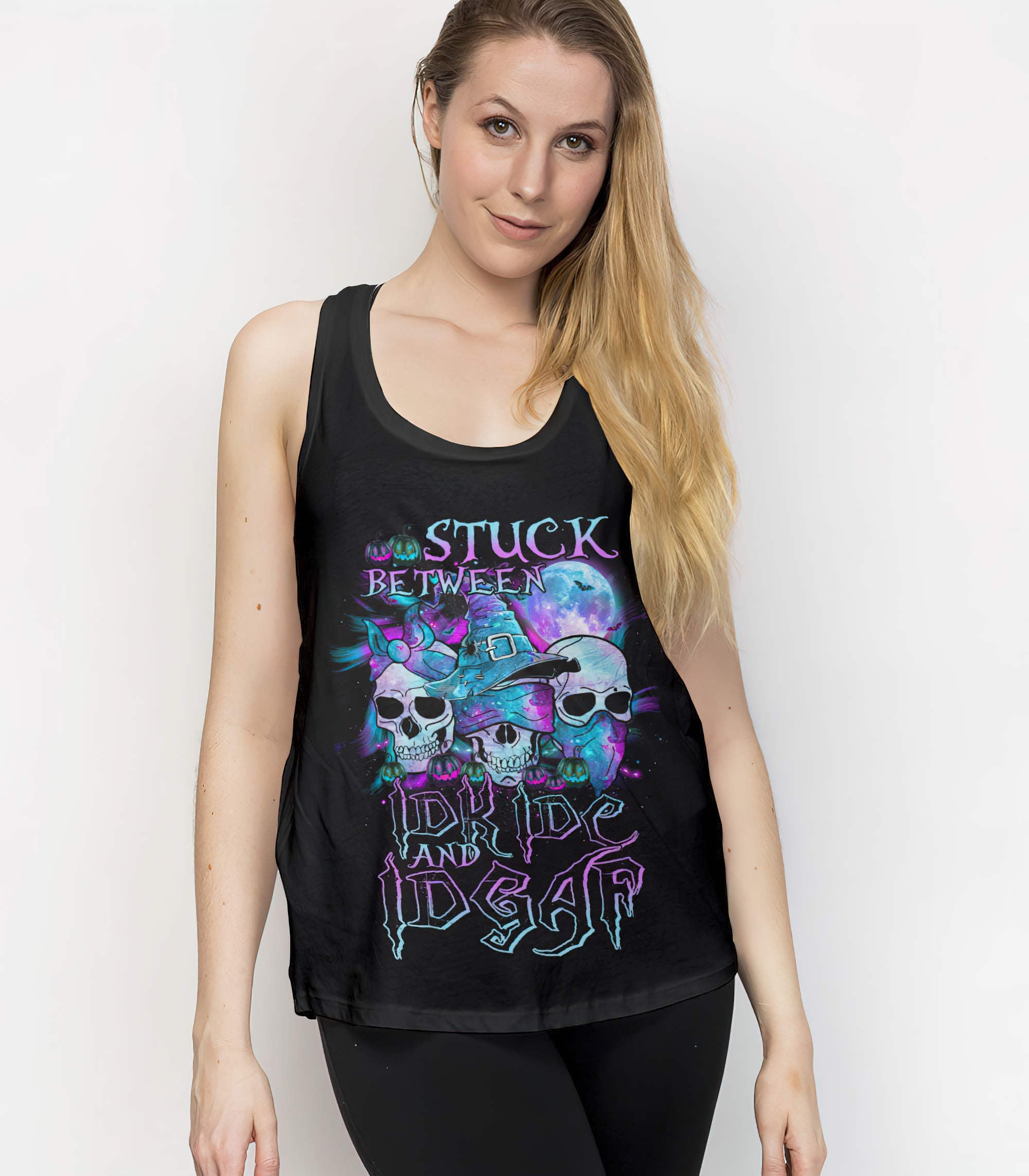 stuck-between-three-skulls-halloween-all-over-print-tank-top