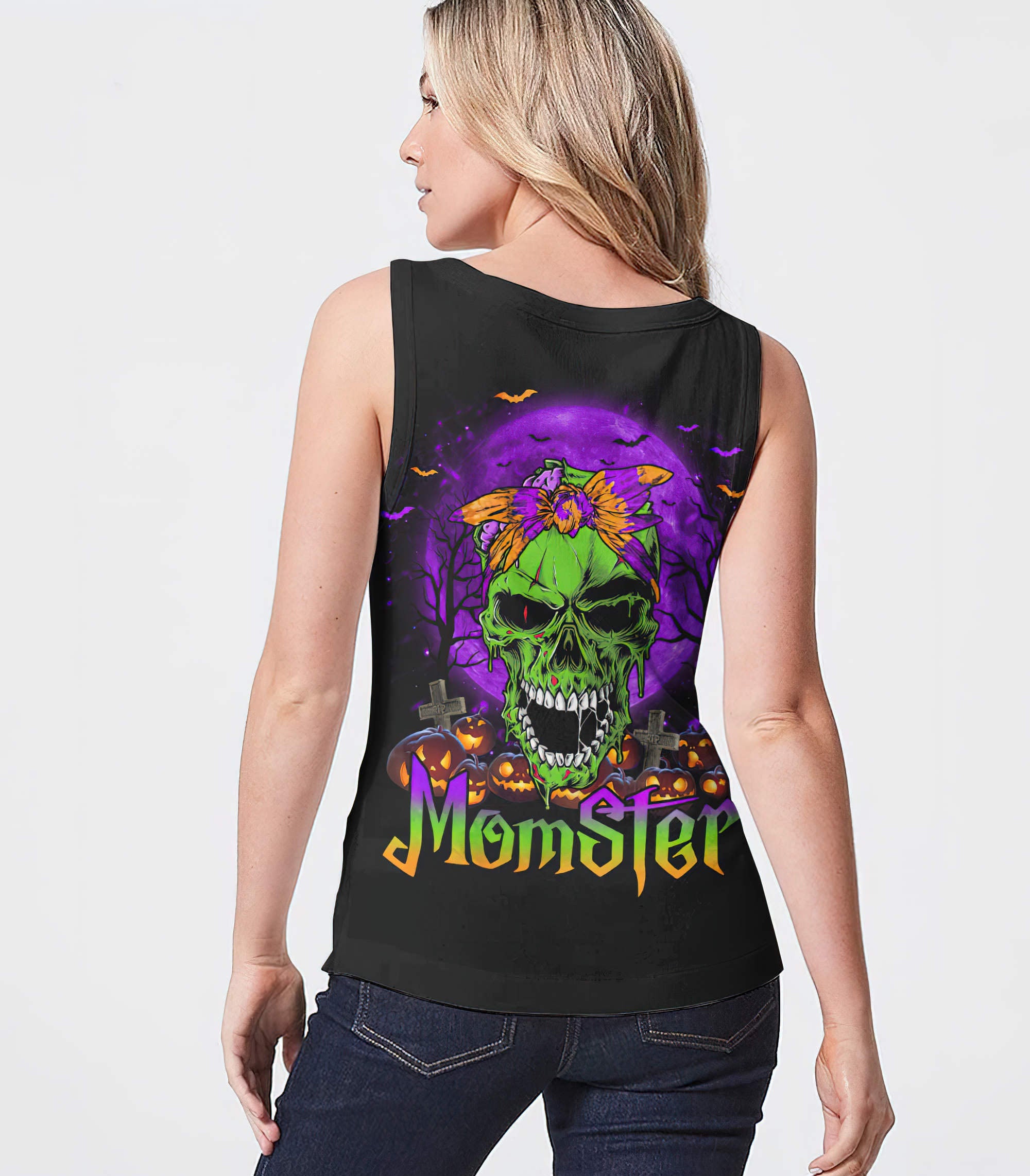 momster-zombie-skull-all-over-print-tank-top