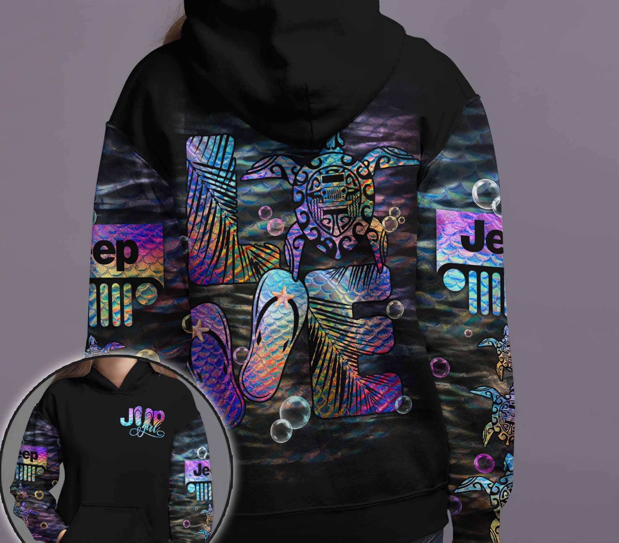 love-jeep-beach-mermaid-hoodie